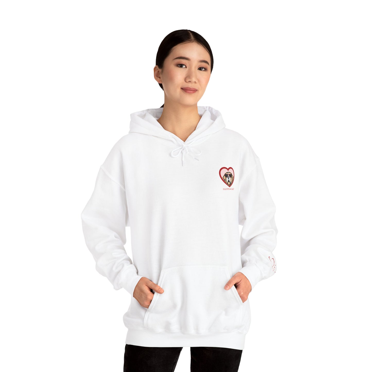 Pawz The Day Heart Logo Hooded Sweatshirt