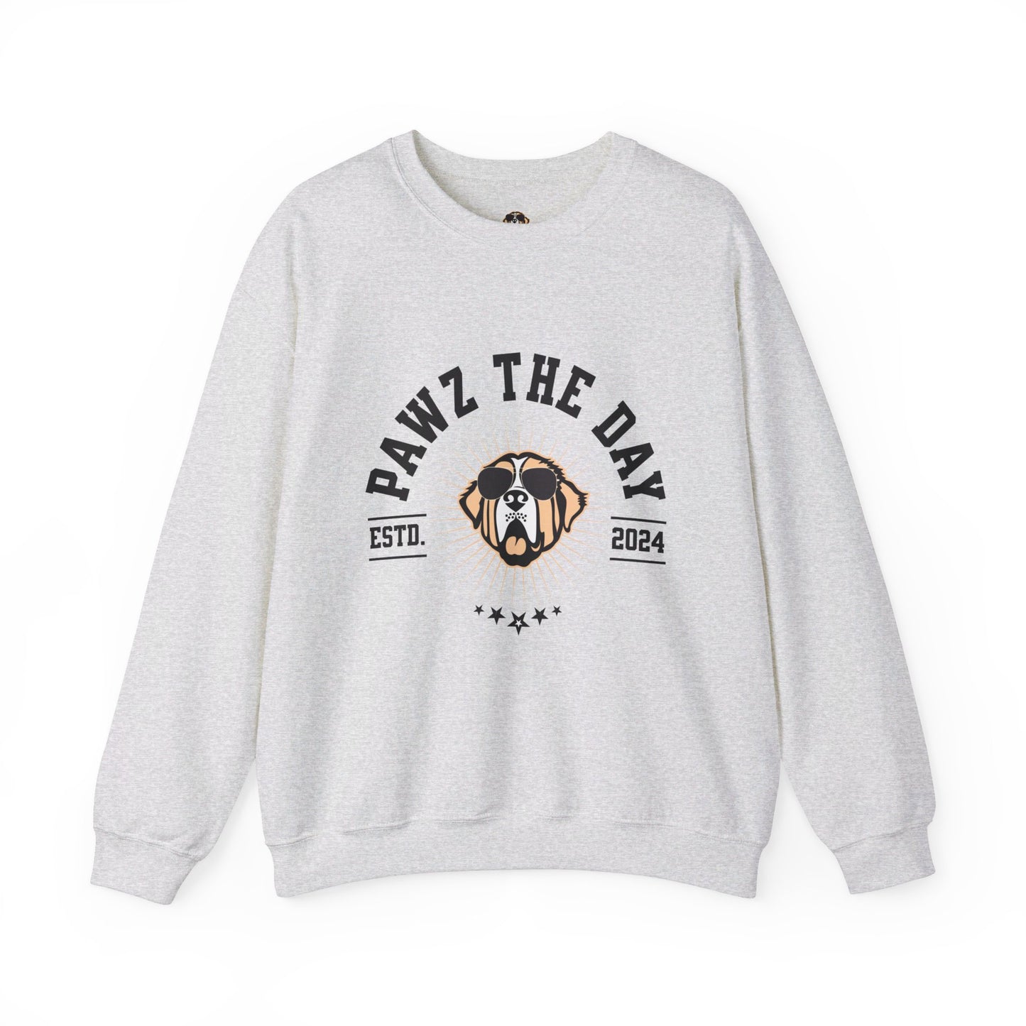 Varsity Pawz The Day Logo Crewneck Sweatshirt