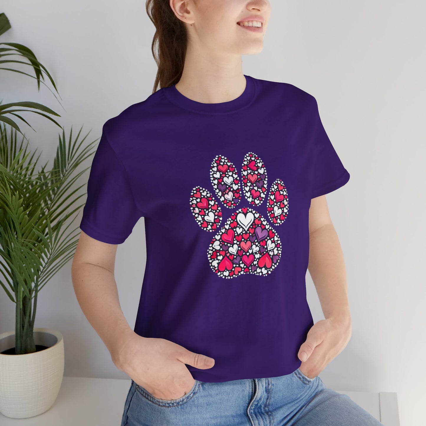 Heart Paw Short Sleeve Tee