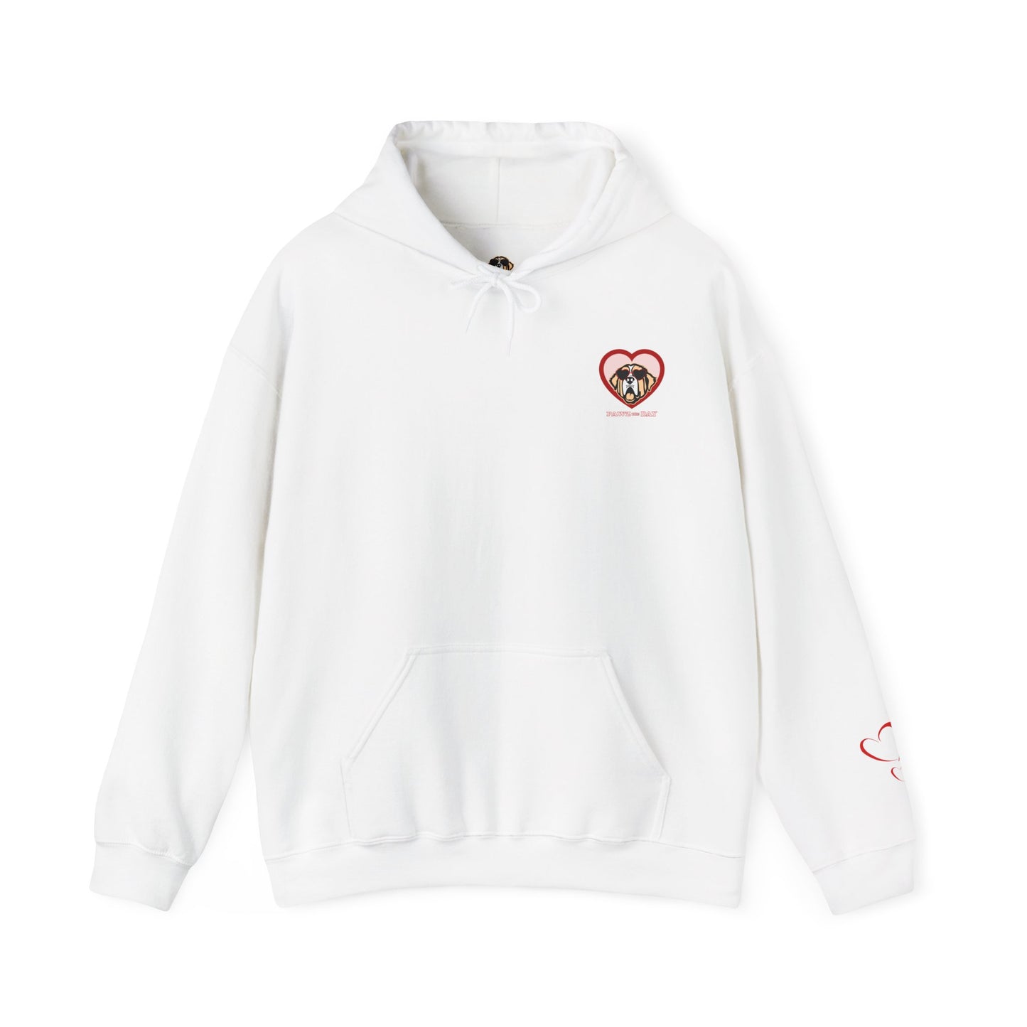 Pawz The Day Heart Logo Hooded Sweatshirt