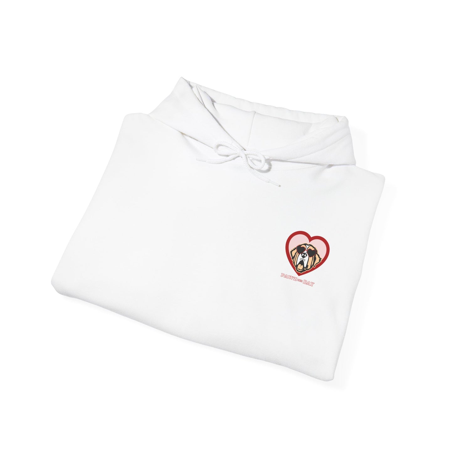 Pawz The Day Heart Logo Hooded Sweatshirt