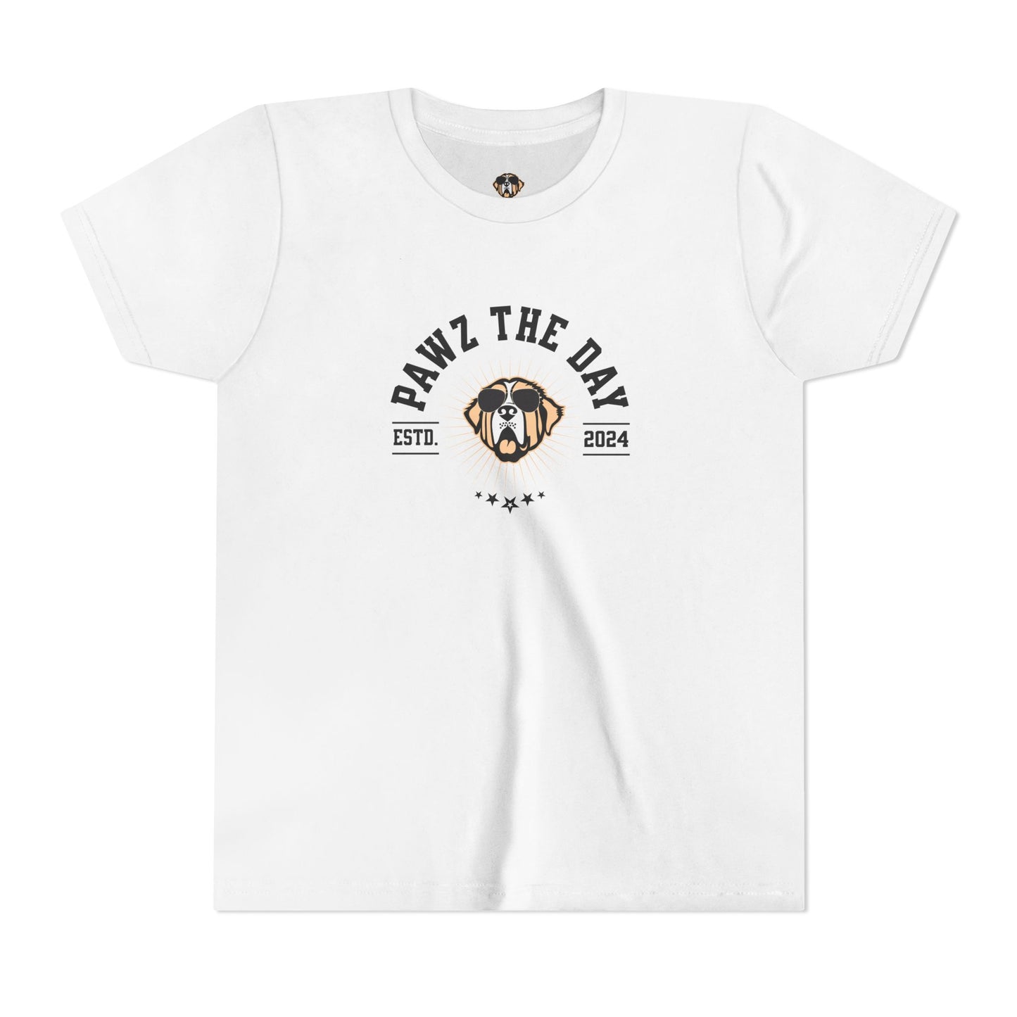 Youth Varsity Pawz The Day Tee