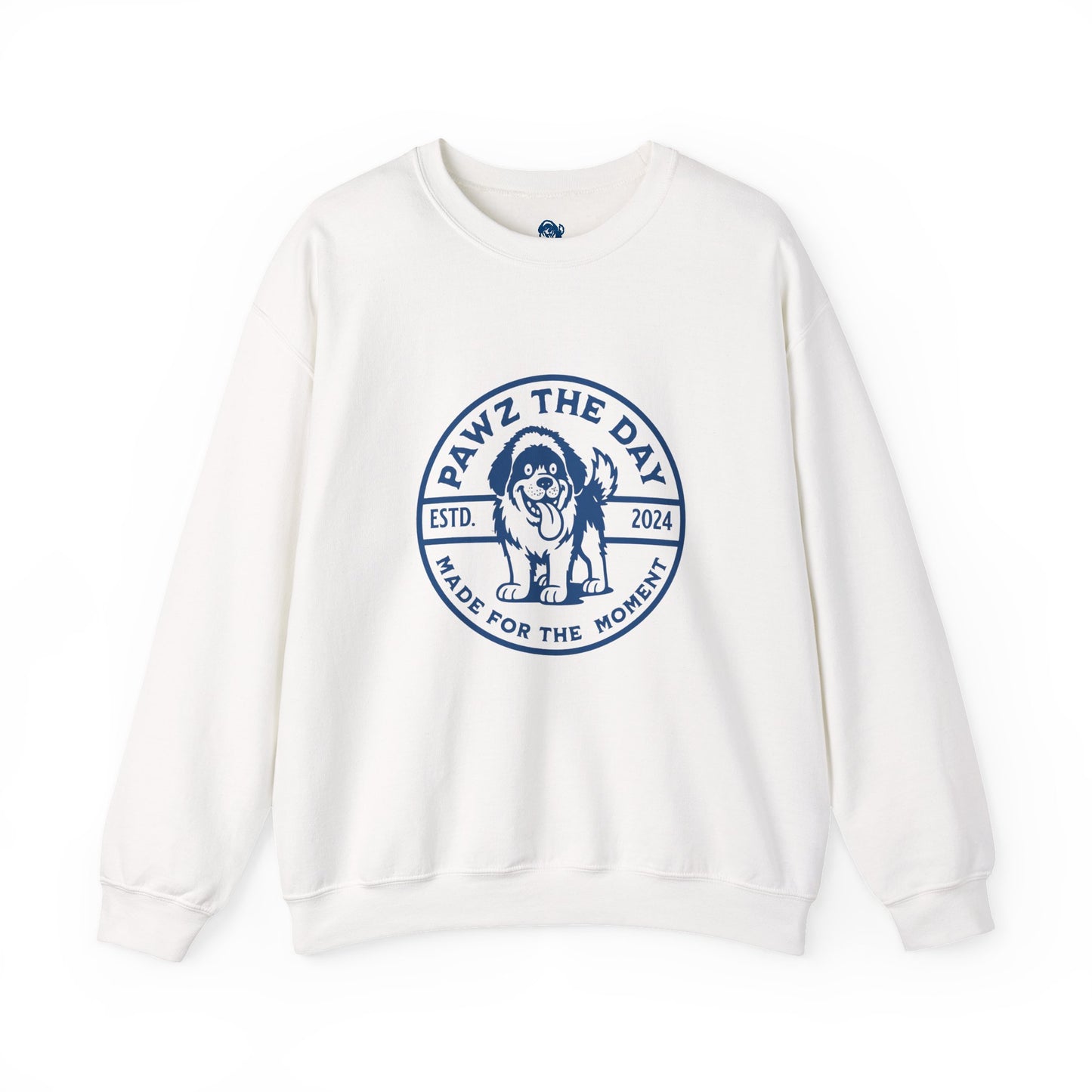 Pawz the Day Crest Sweatshirt – Made for the Moment
