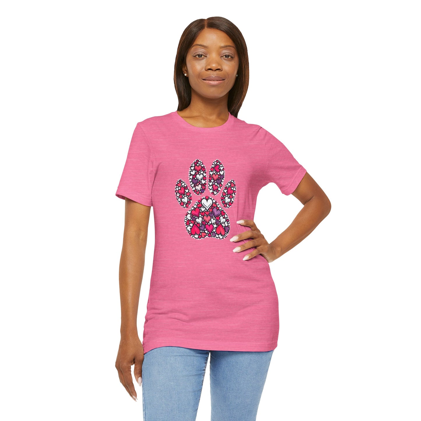 Heart Paw Short Sleeve Tee