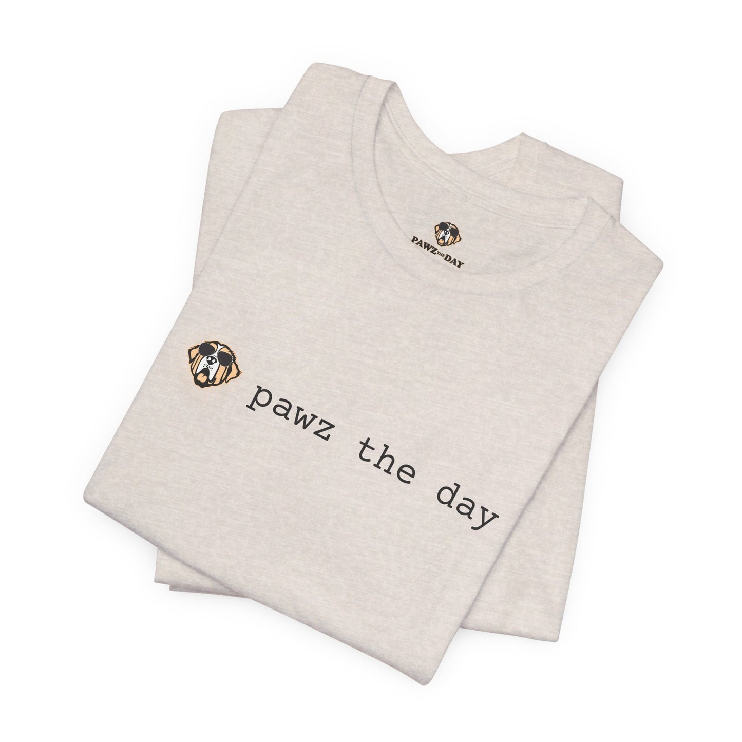 Pawz The Day type Logo Tee