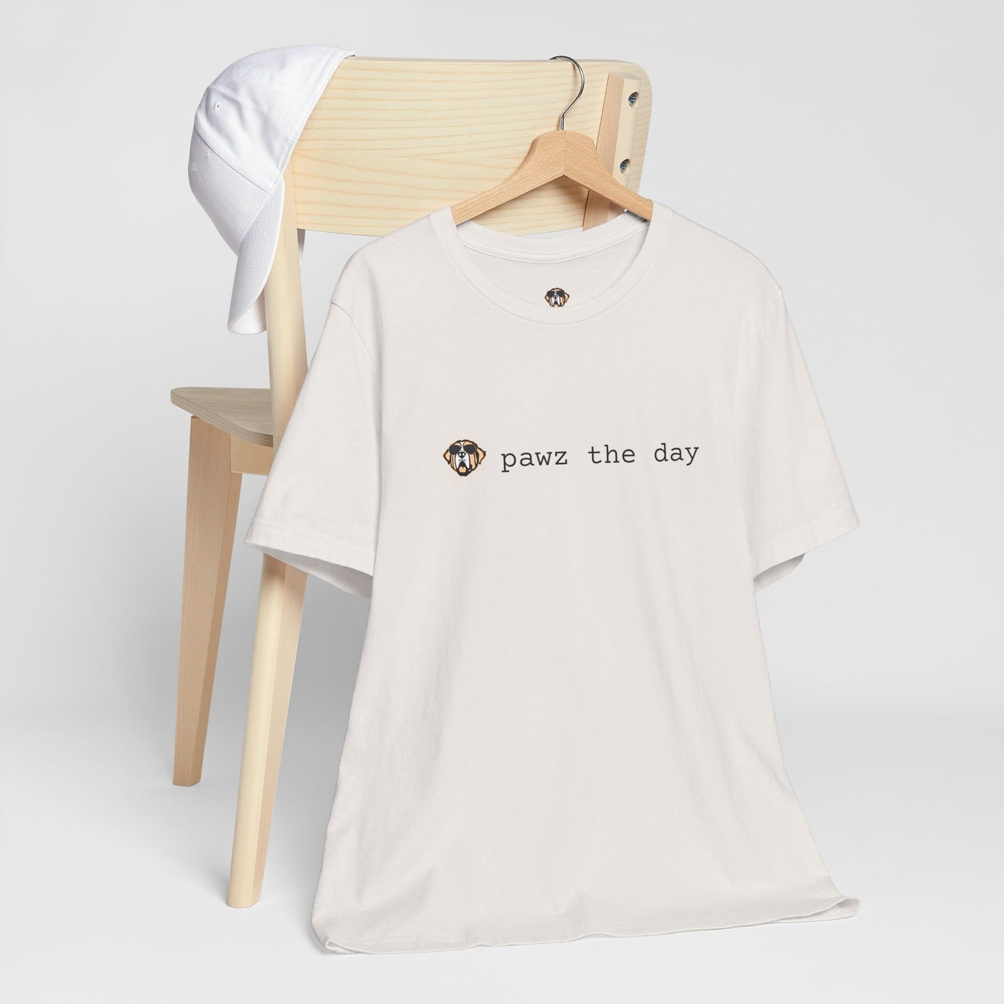 Pawz The Day type Logo Tee