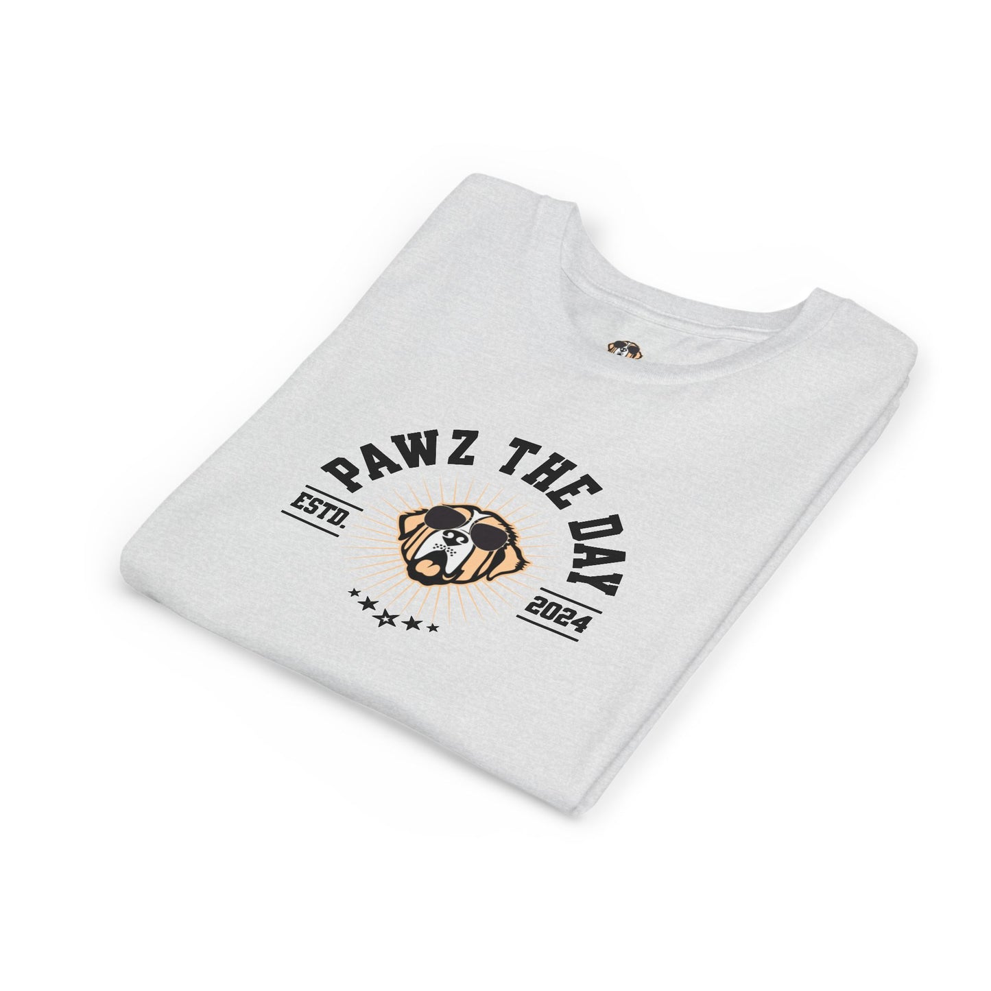 Youth Varsity Pawz The Day Tee