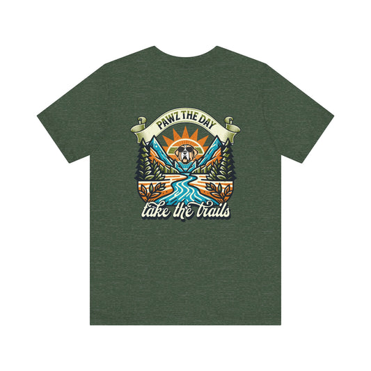 Take The Trails Pawz The Day T-shirt