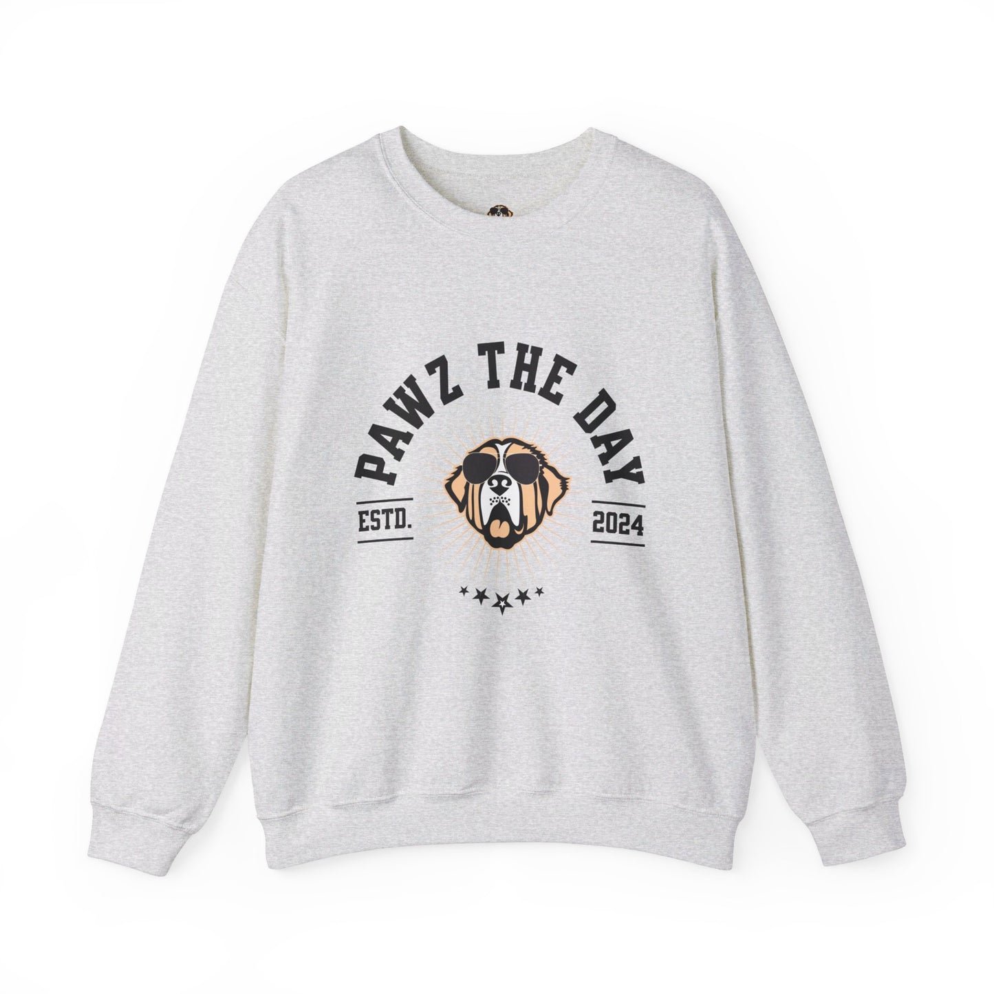 Varsity Pawz The Day Logo Crewneck Sweatshirt