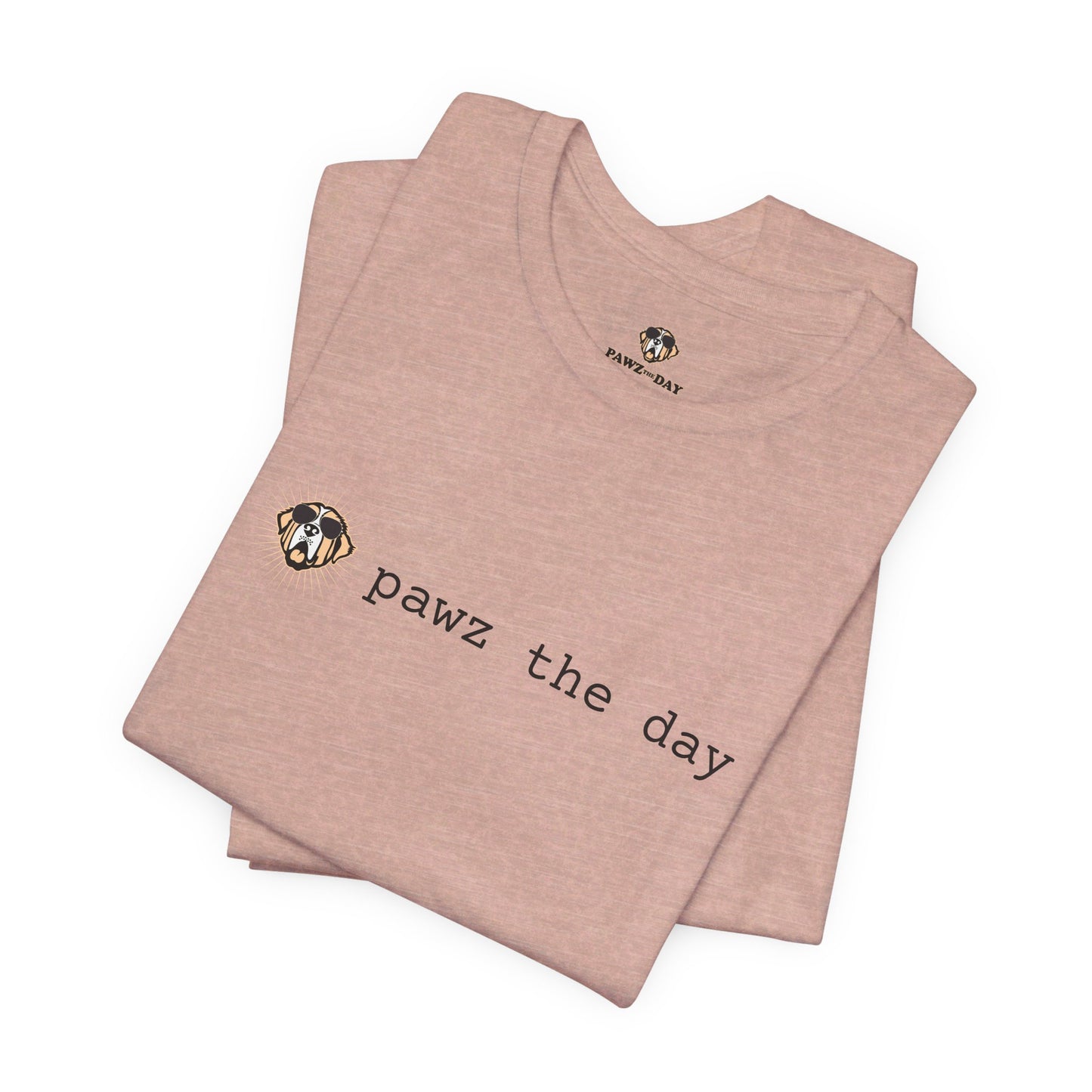 Pawz The Day type Logo Tee