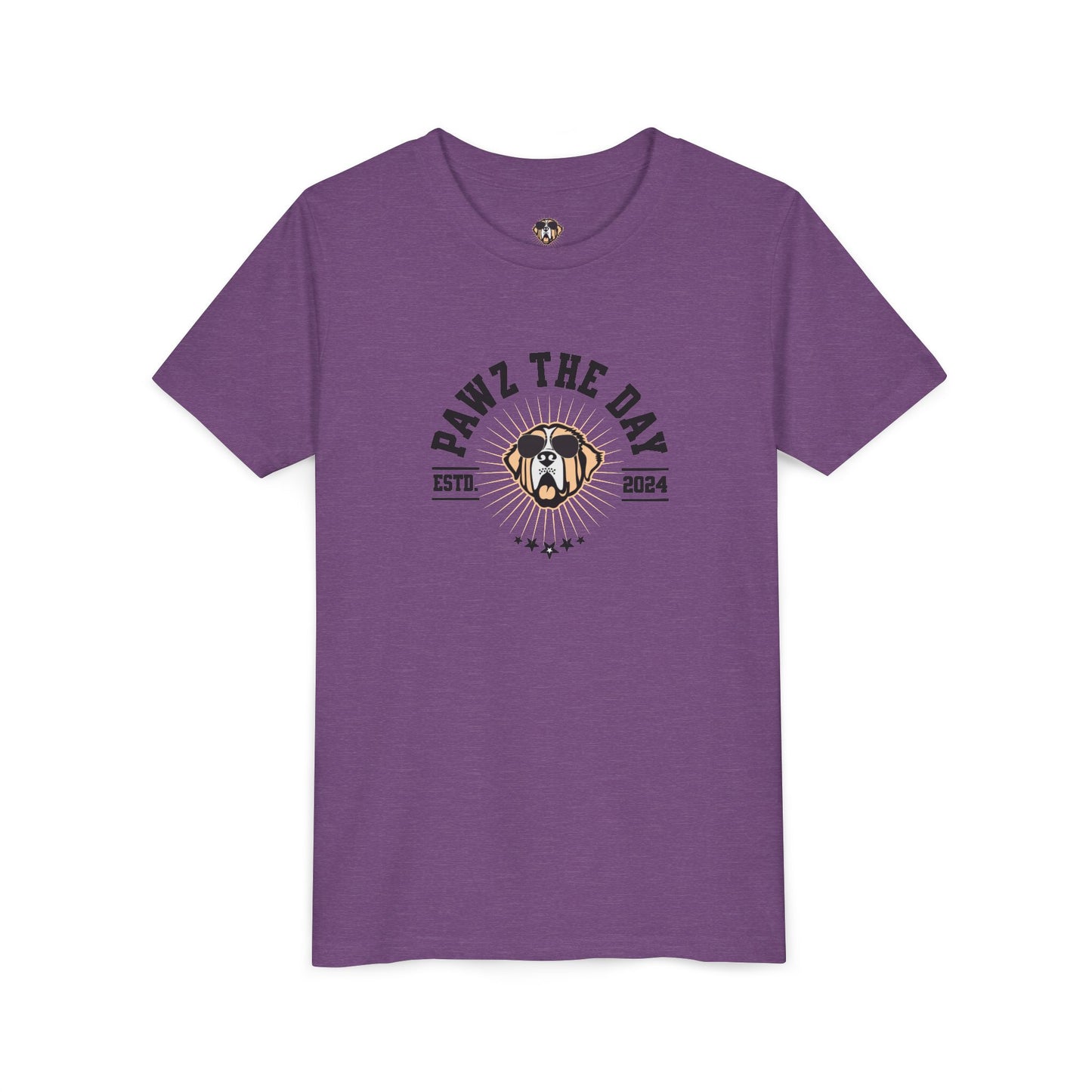 Youth Varsity Pawz The Day Tee