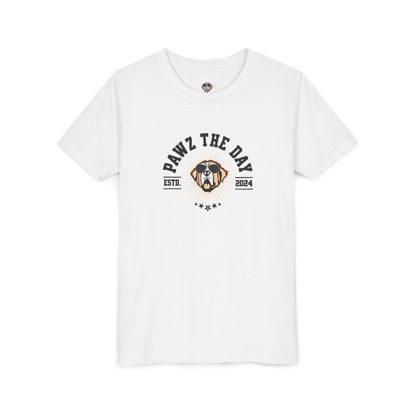 Youth Varsity Pawz The Day Tee