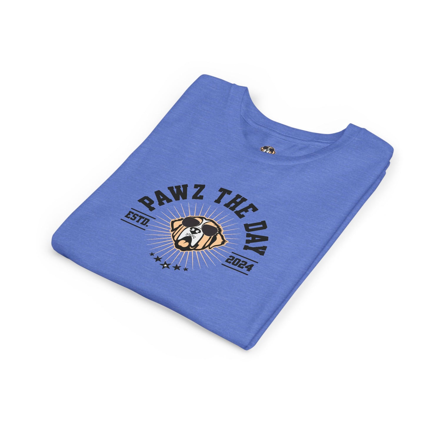 Youth Varsity Pawz The Day Tee