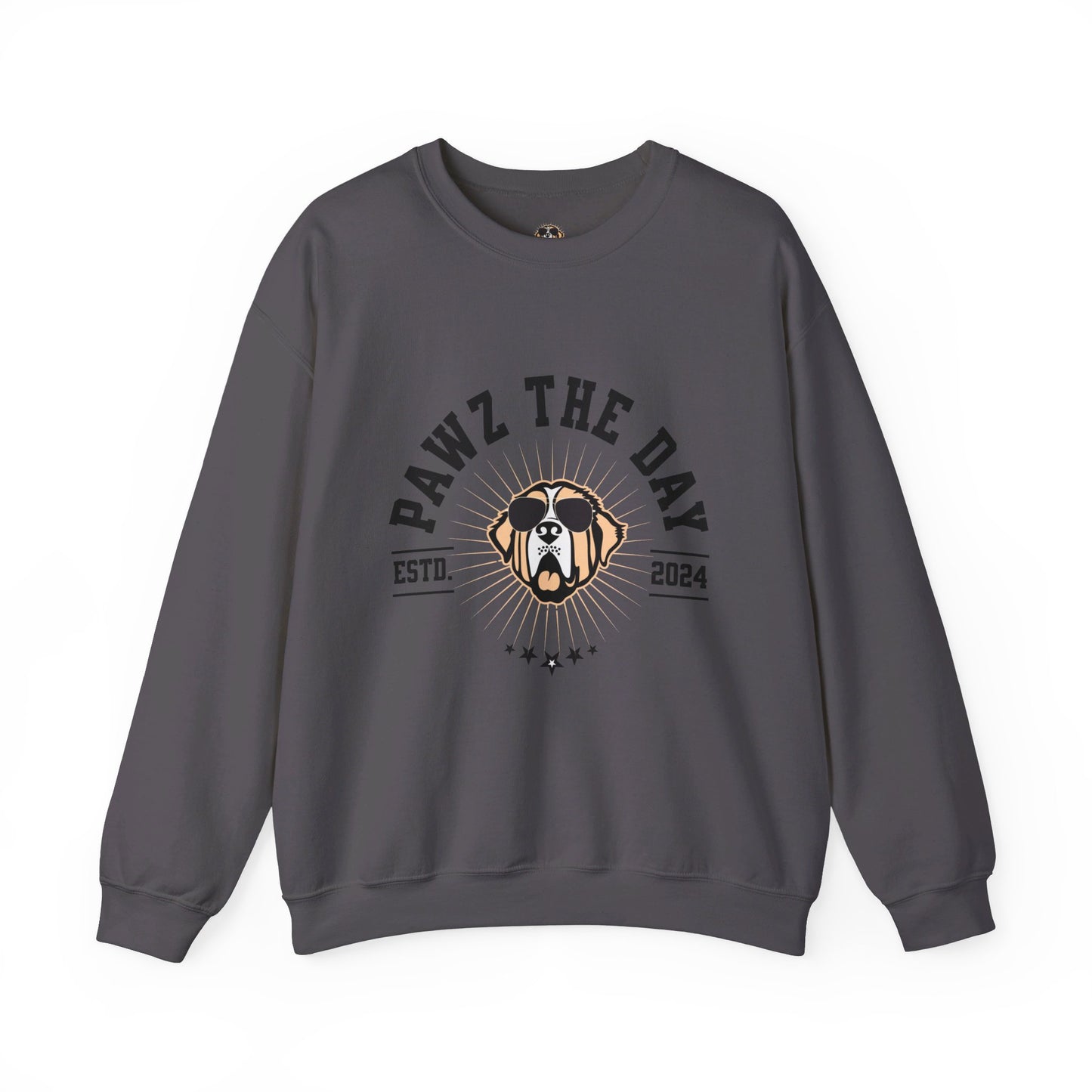 Varsity Pawz The Day Logo Crewneck Sweatshirt