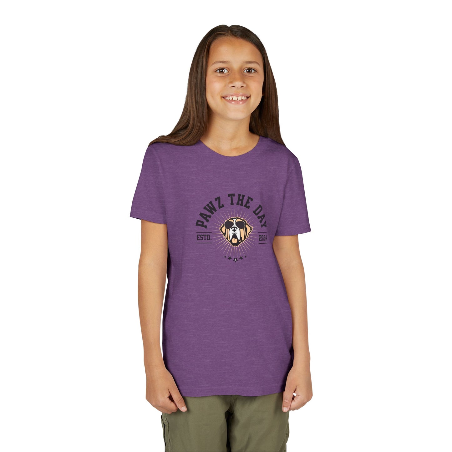 Youth Varsity Pawz The Day Tee