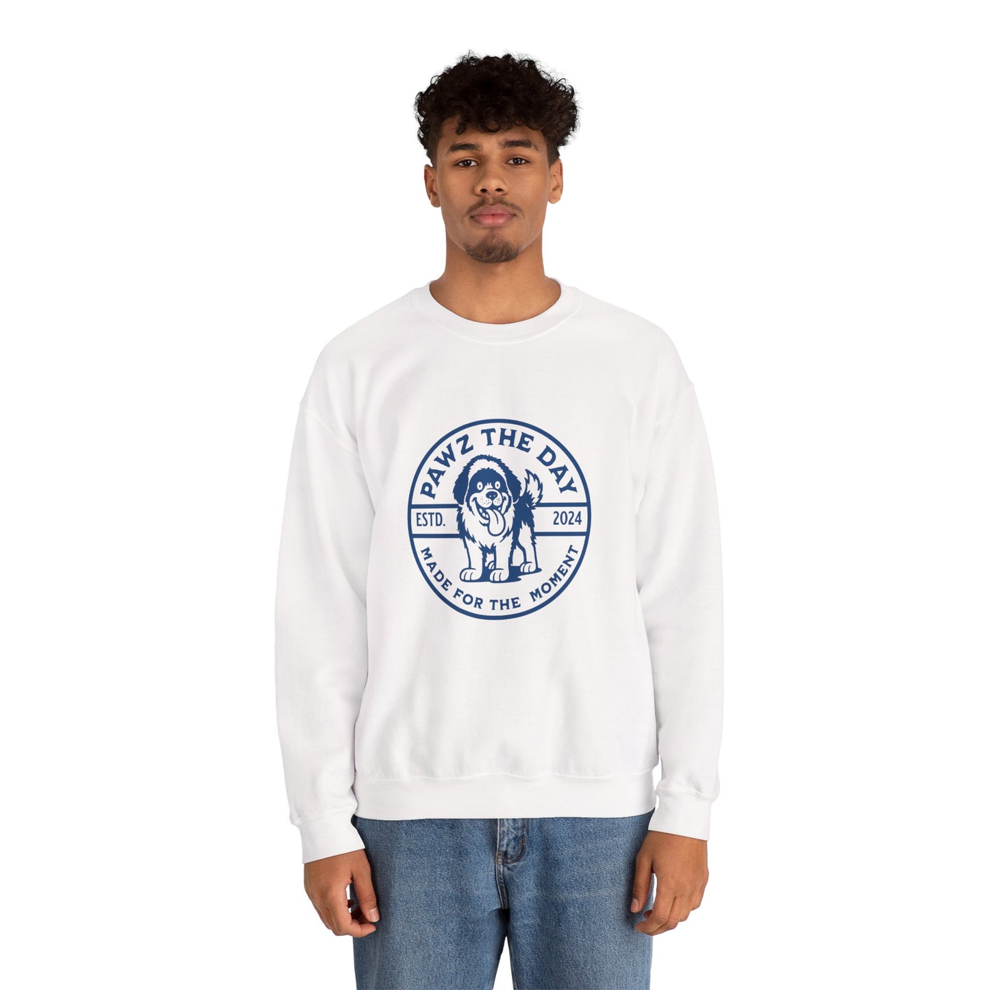 Pawz the Day Crest Sweatshirt – Made for the Moment