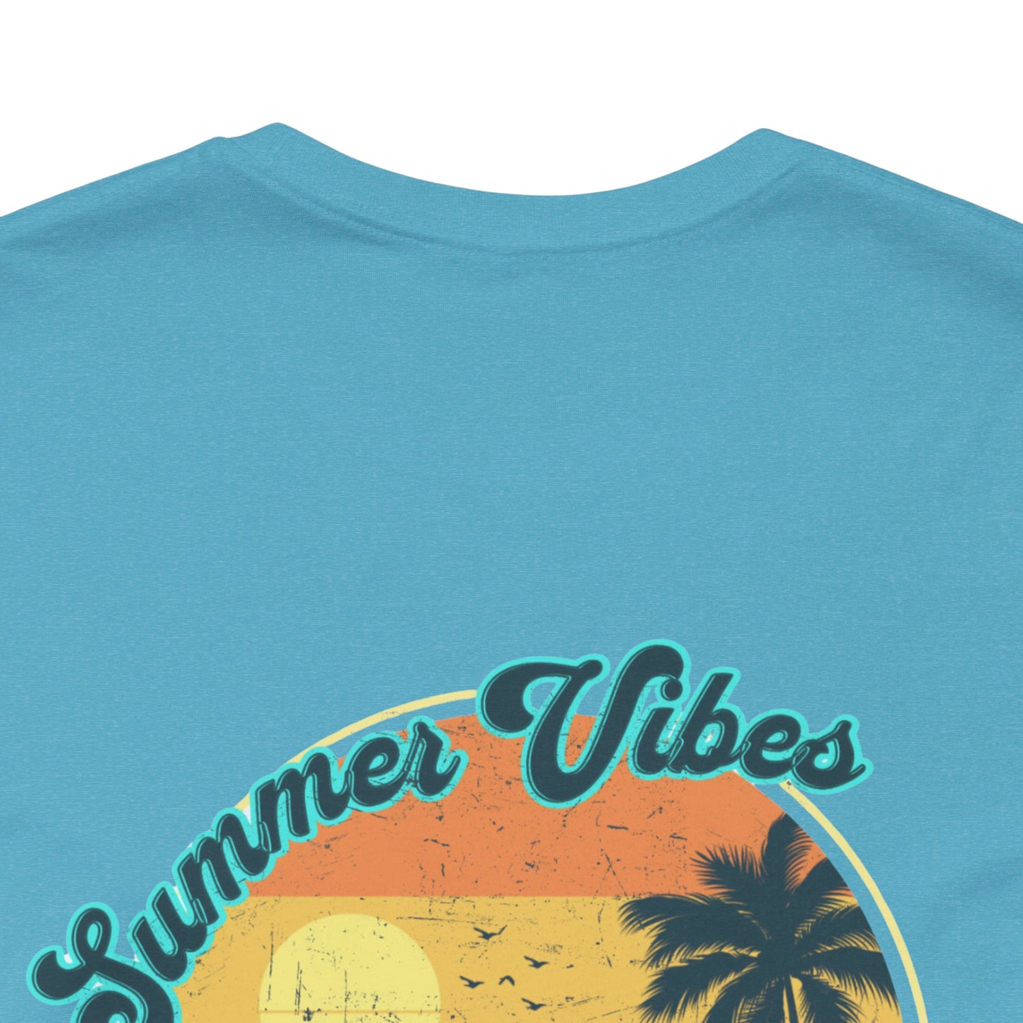 Distressed Summer Vibes Pawz The Day Tee