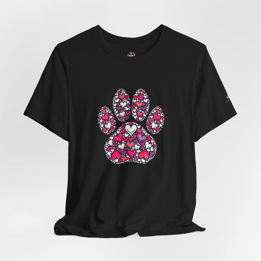 Heart Paw Short Sleeve Tee