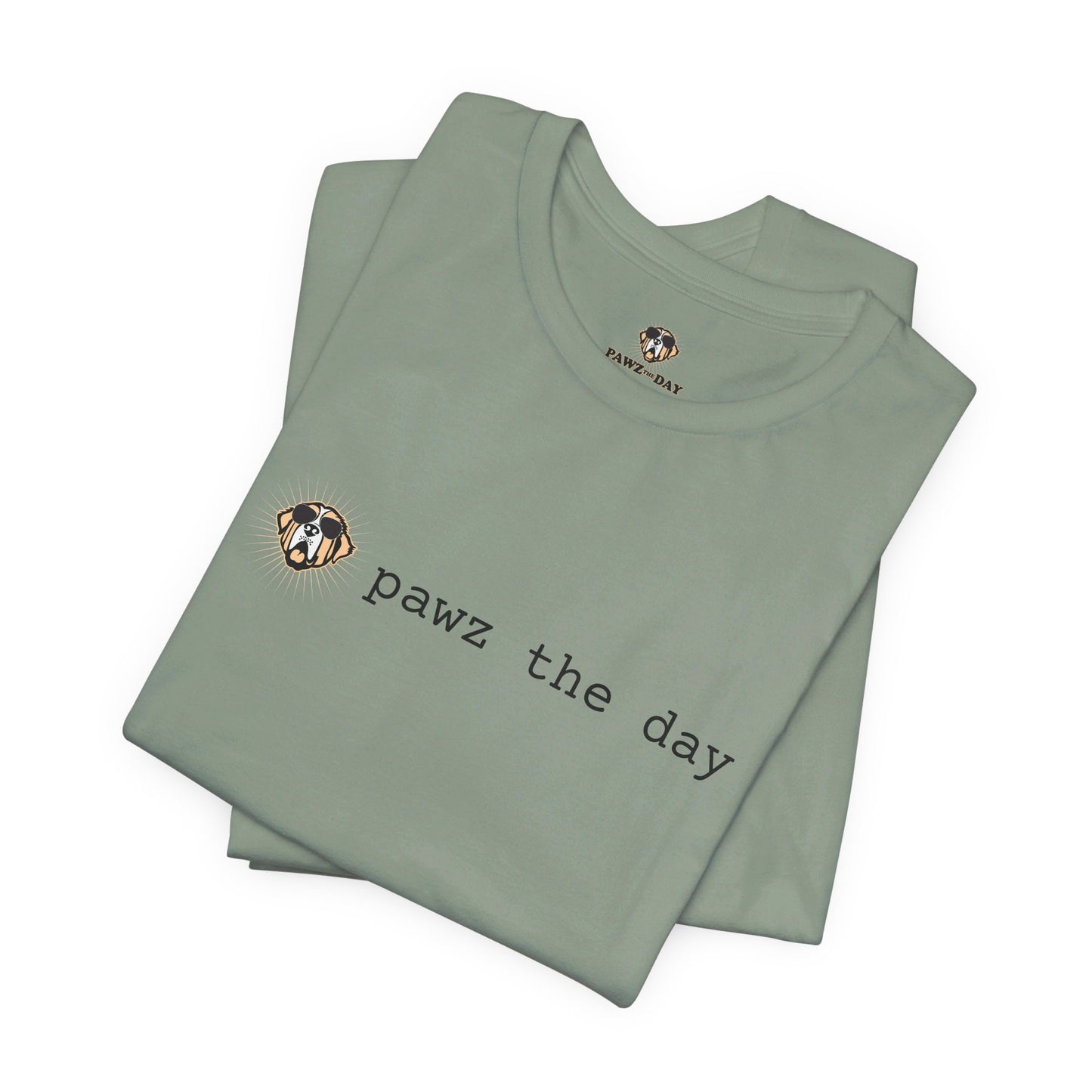 Pawz The Day type Logo Tee