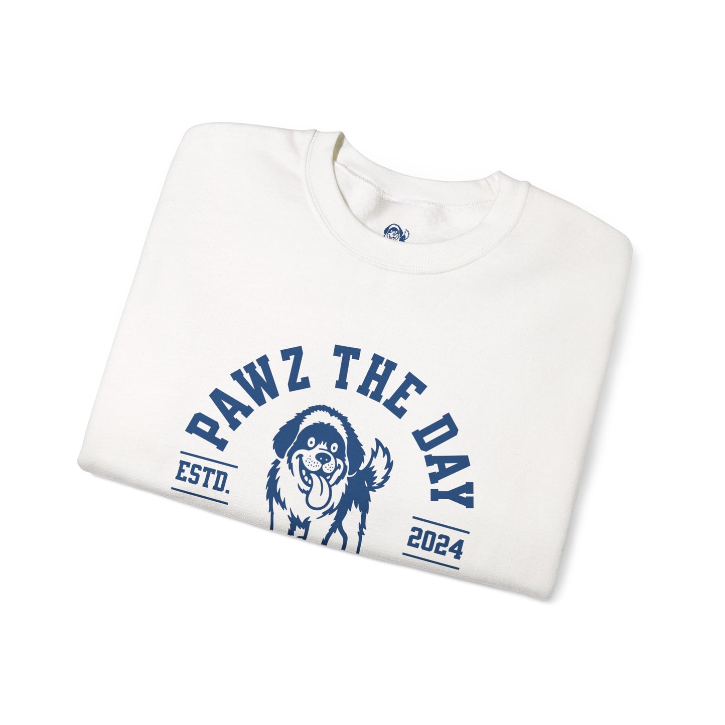 Pawz the Day Varsity Sweatshirt – Made for the Moment