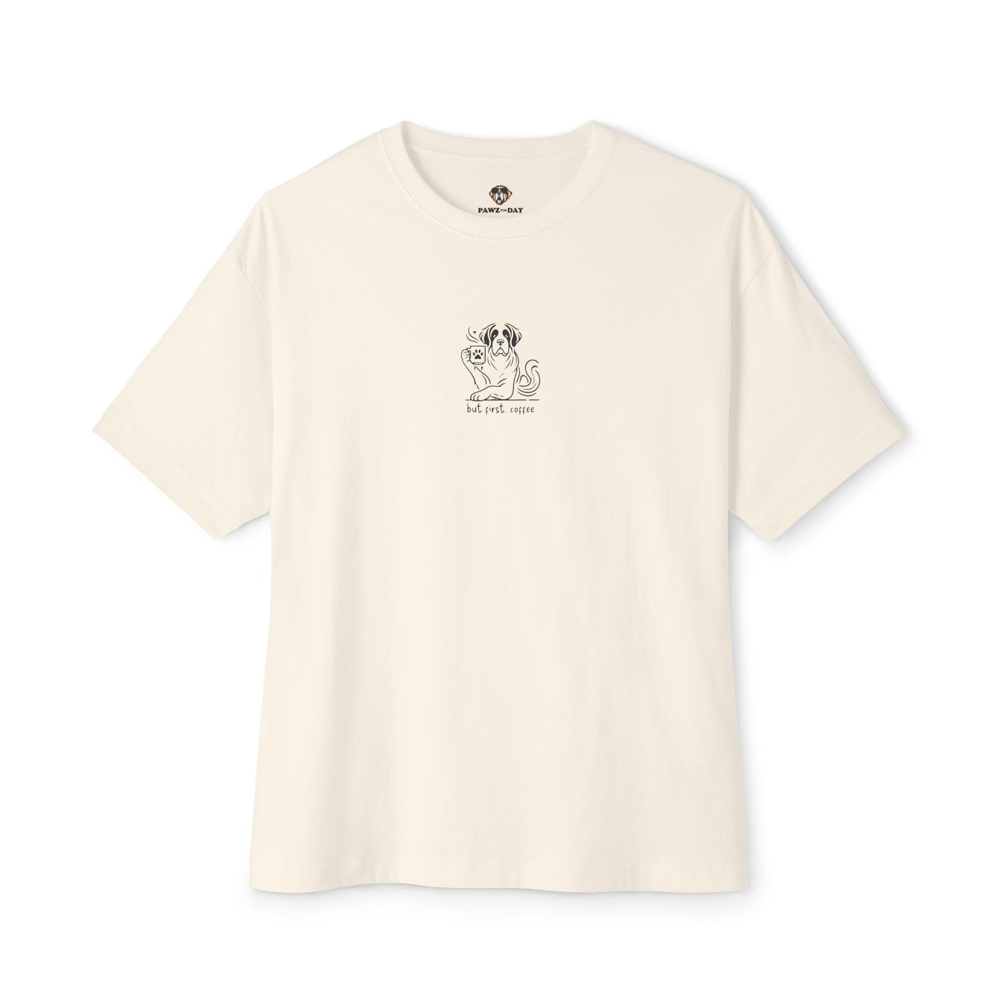 But First, Coffee Oversized Boxy Tee