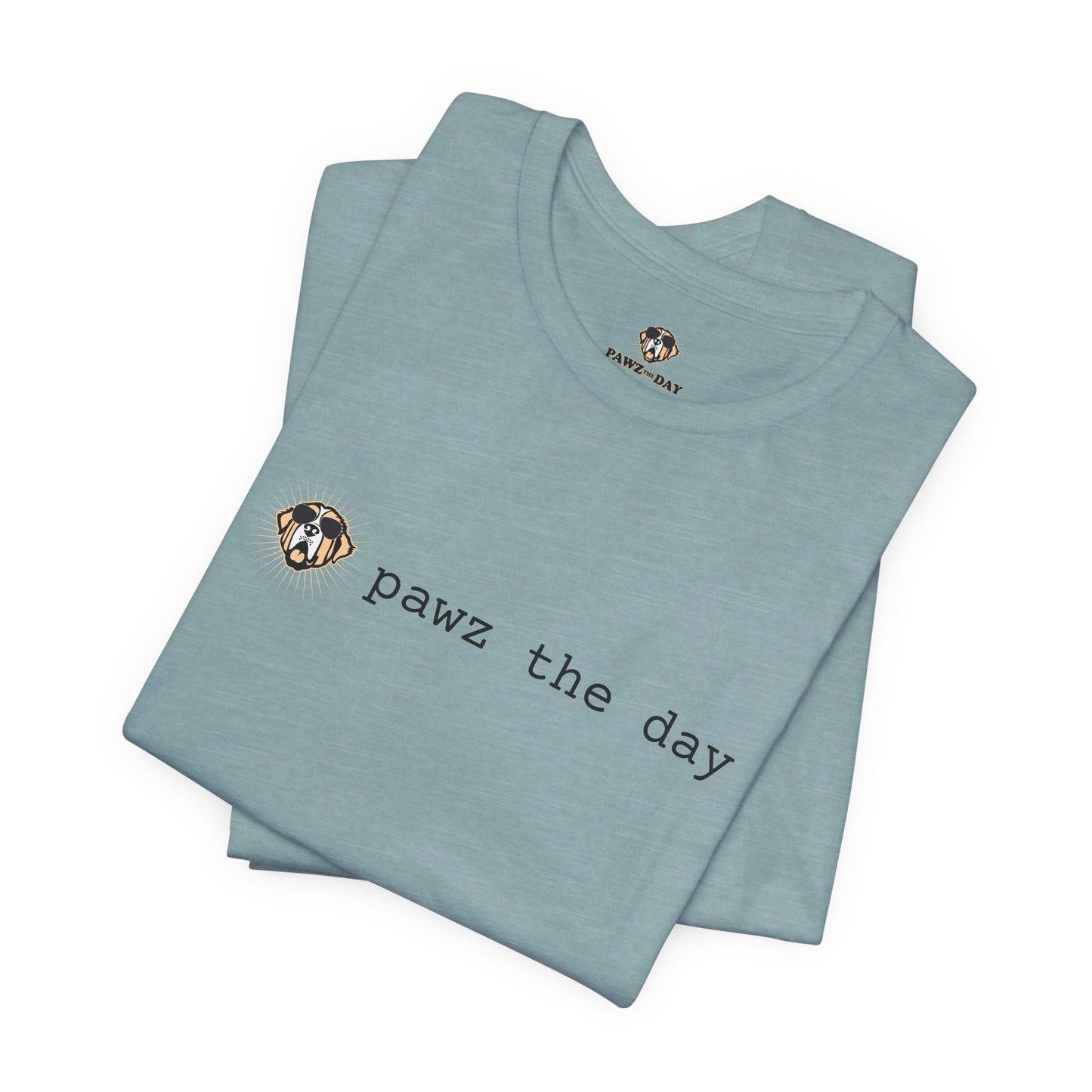 Pawz The Day type Logo Tee