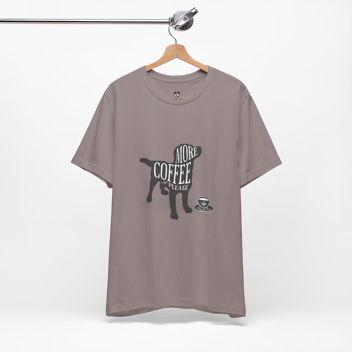 More Coffee Please Dog Tee