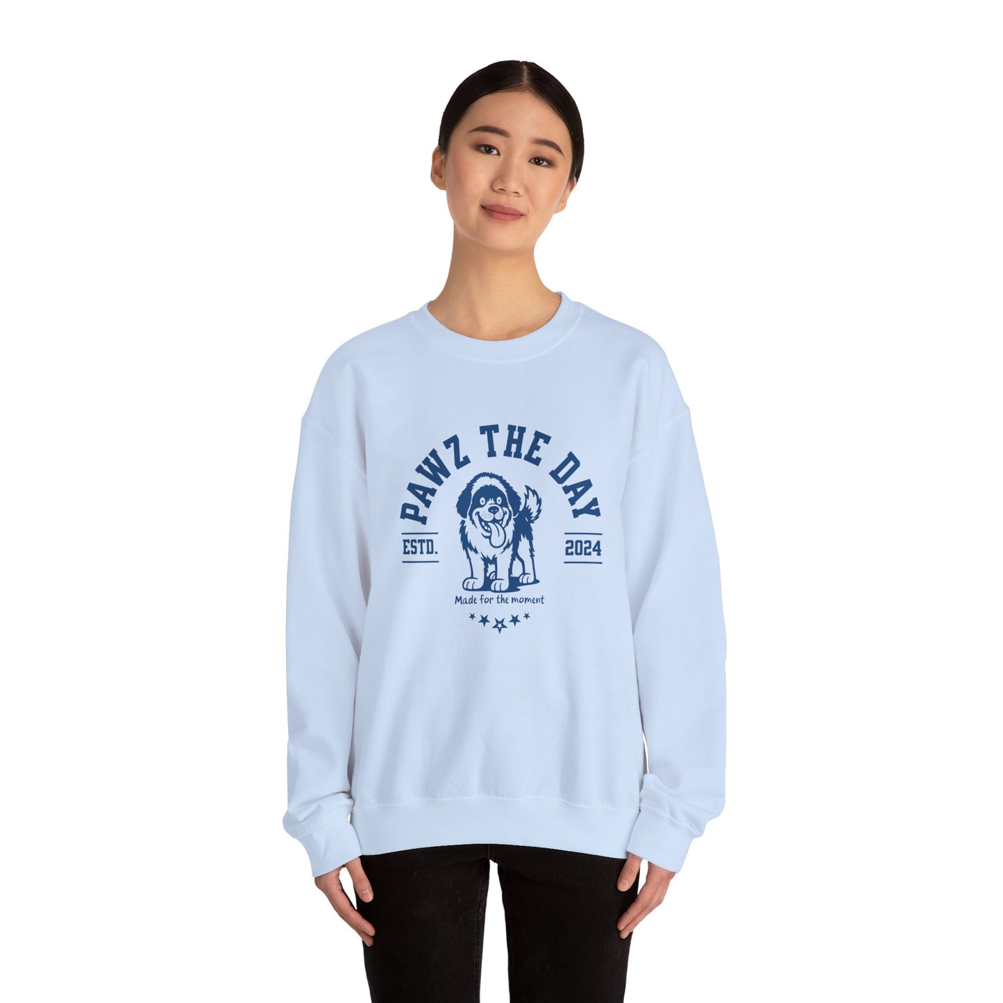 Pawz the Day Varsity Sweatshirt – Made for the Moment