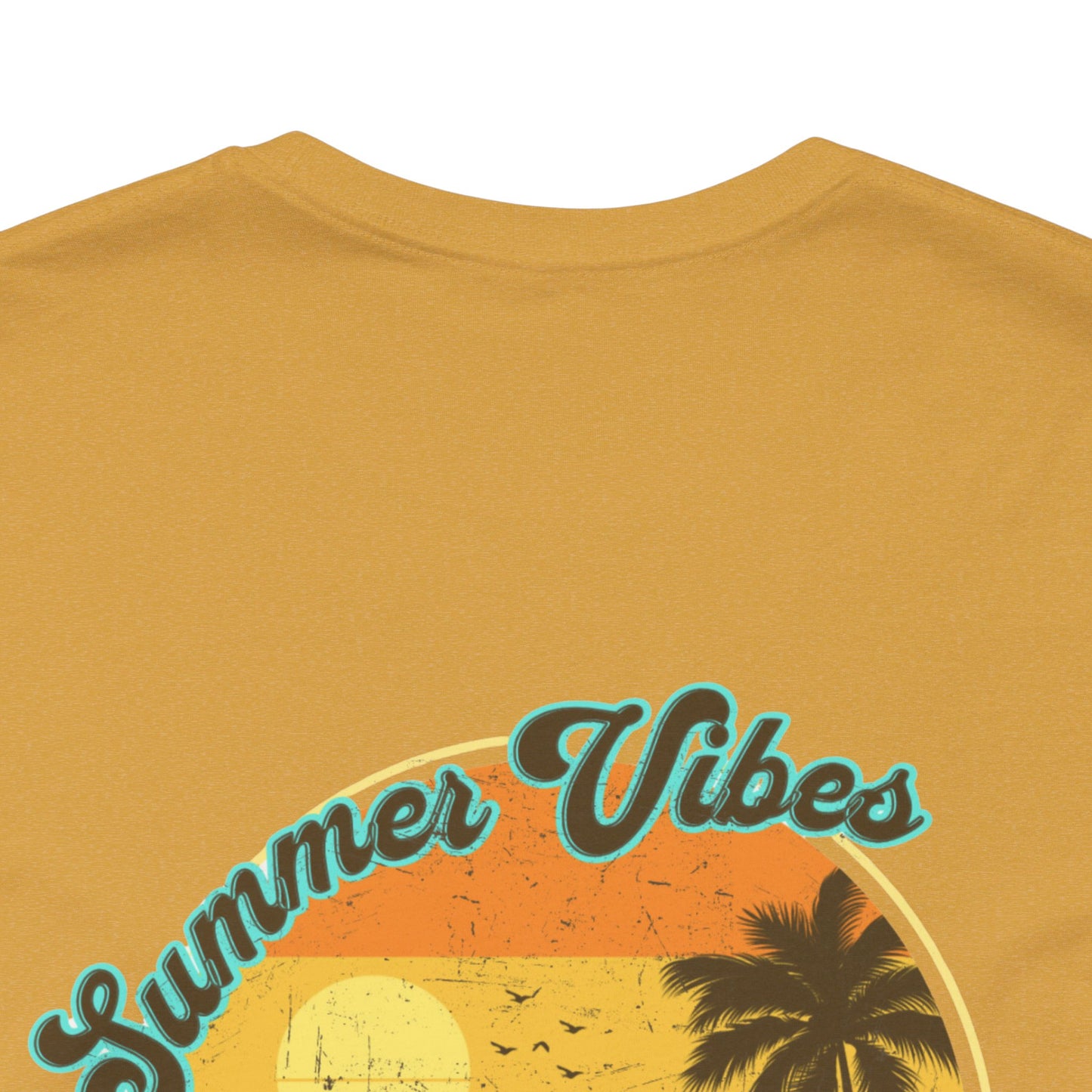 Distressed Summer Vibes Pawz The Day Tee