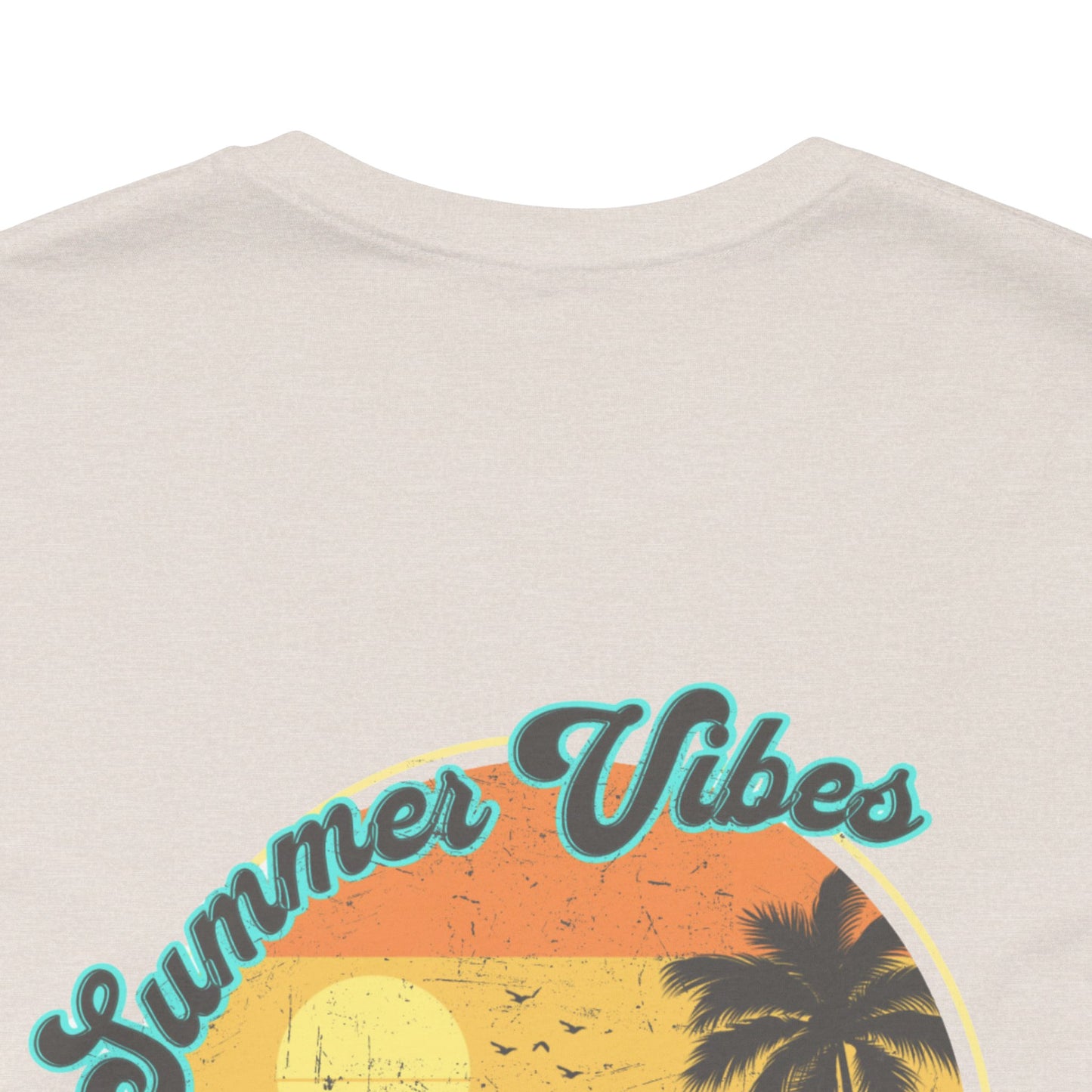 Distressed Summer Vibes Pawz The Day Tee