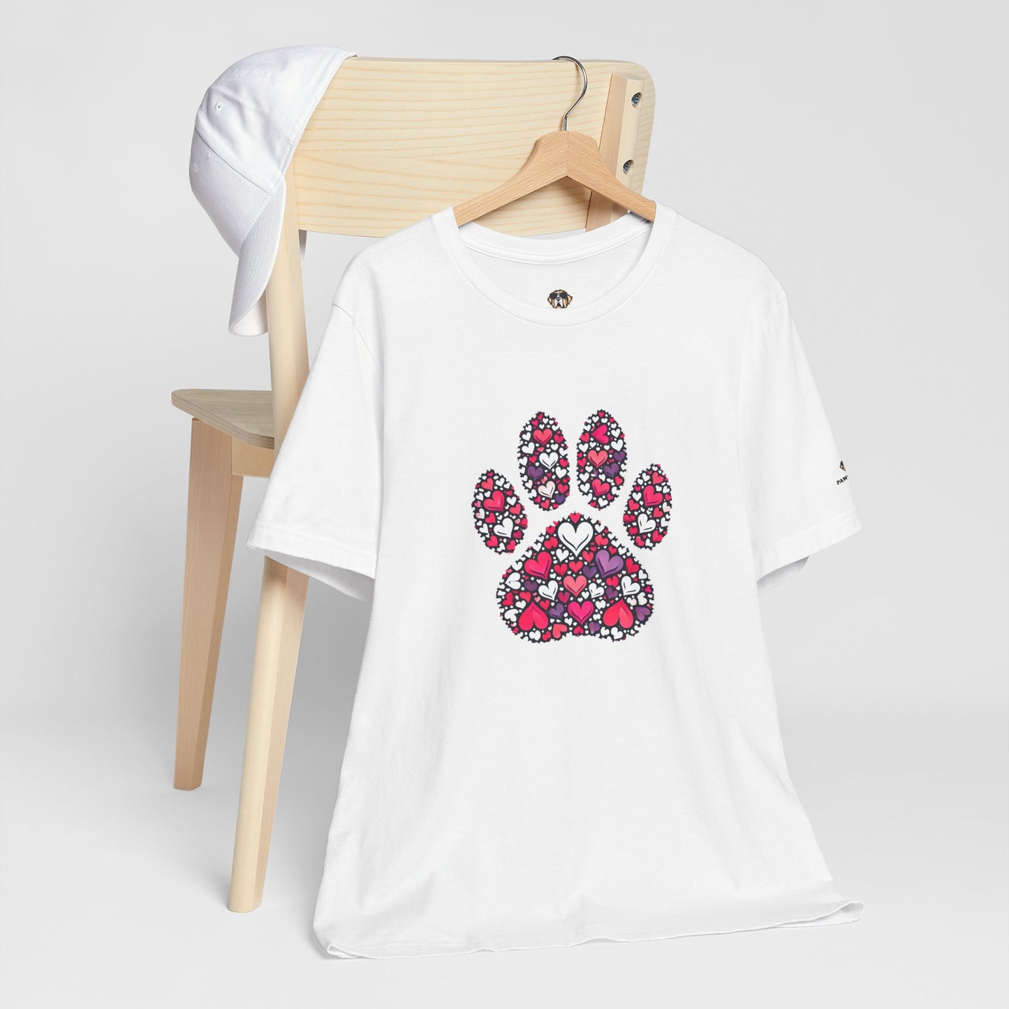 Heart Paw Short Sleeve Tee
