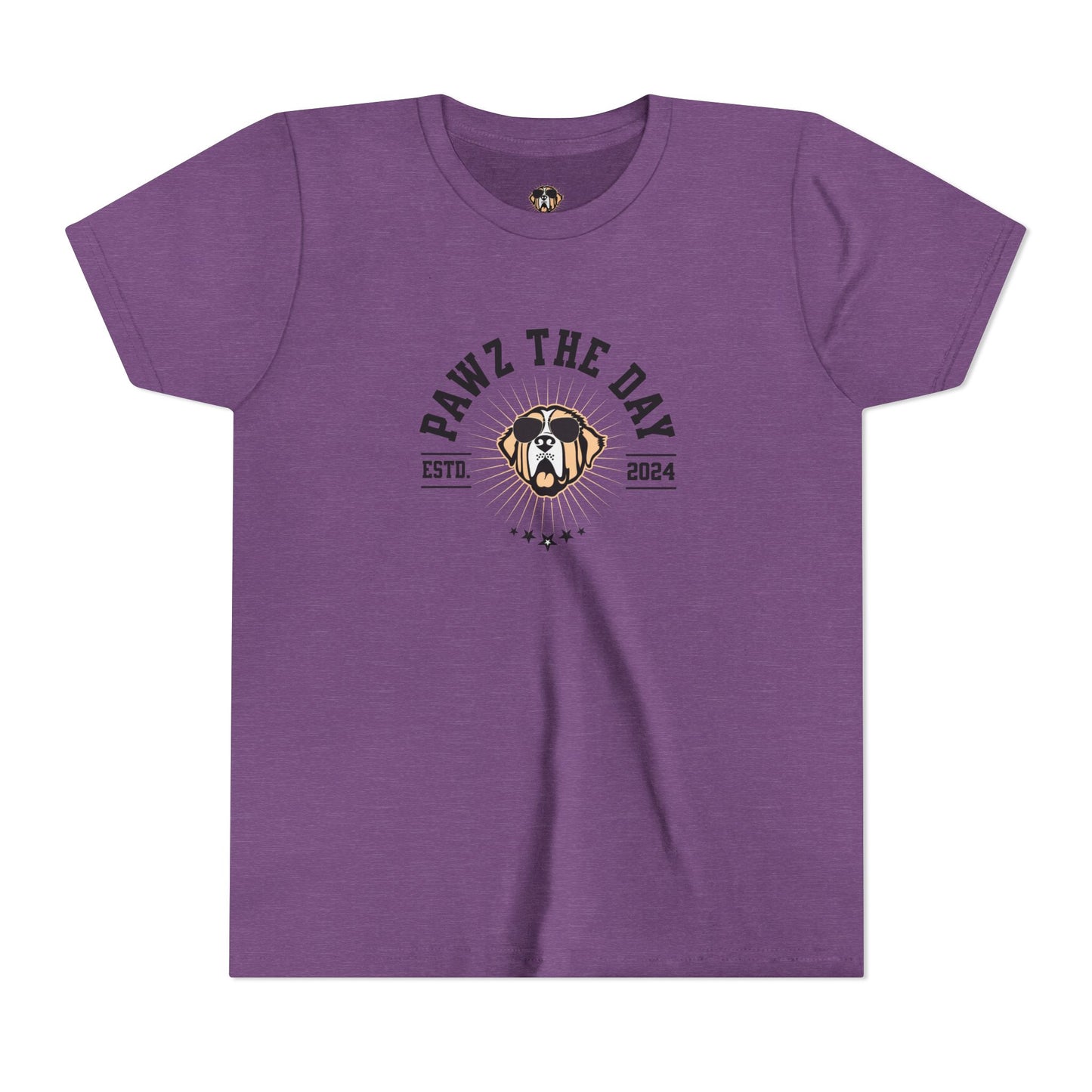 Youth Varsity Pawz The Day Tee