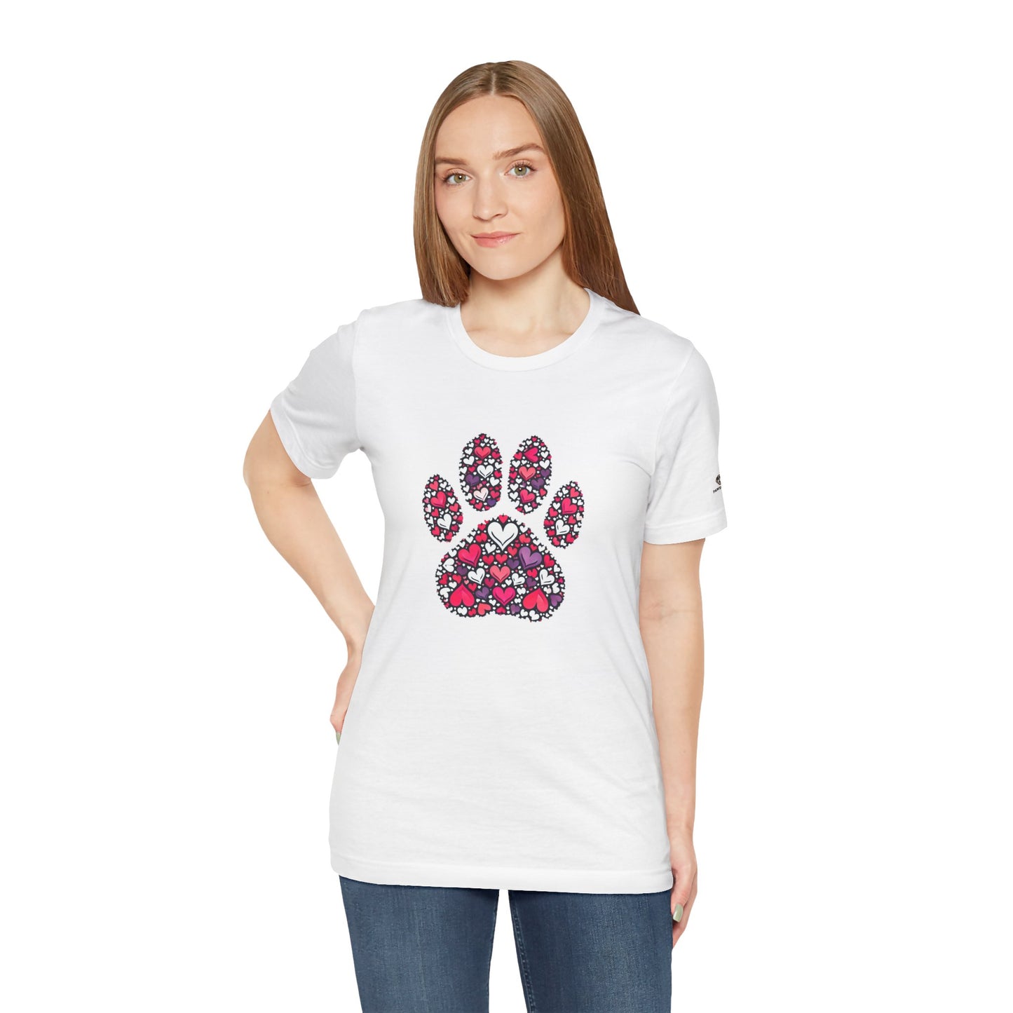 Heart Paw Short Sleeve Tee