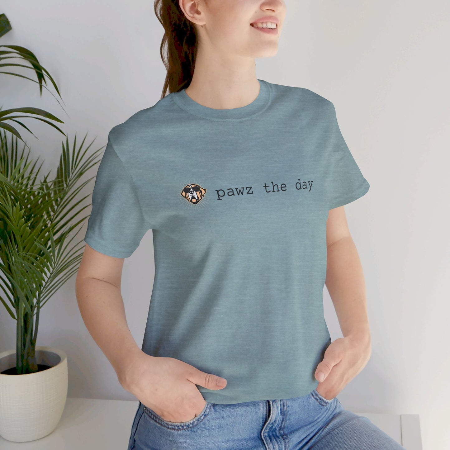 Pawz The Day type Logo Tee