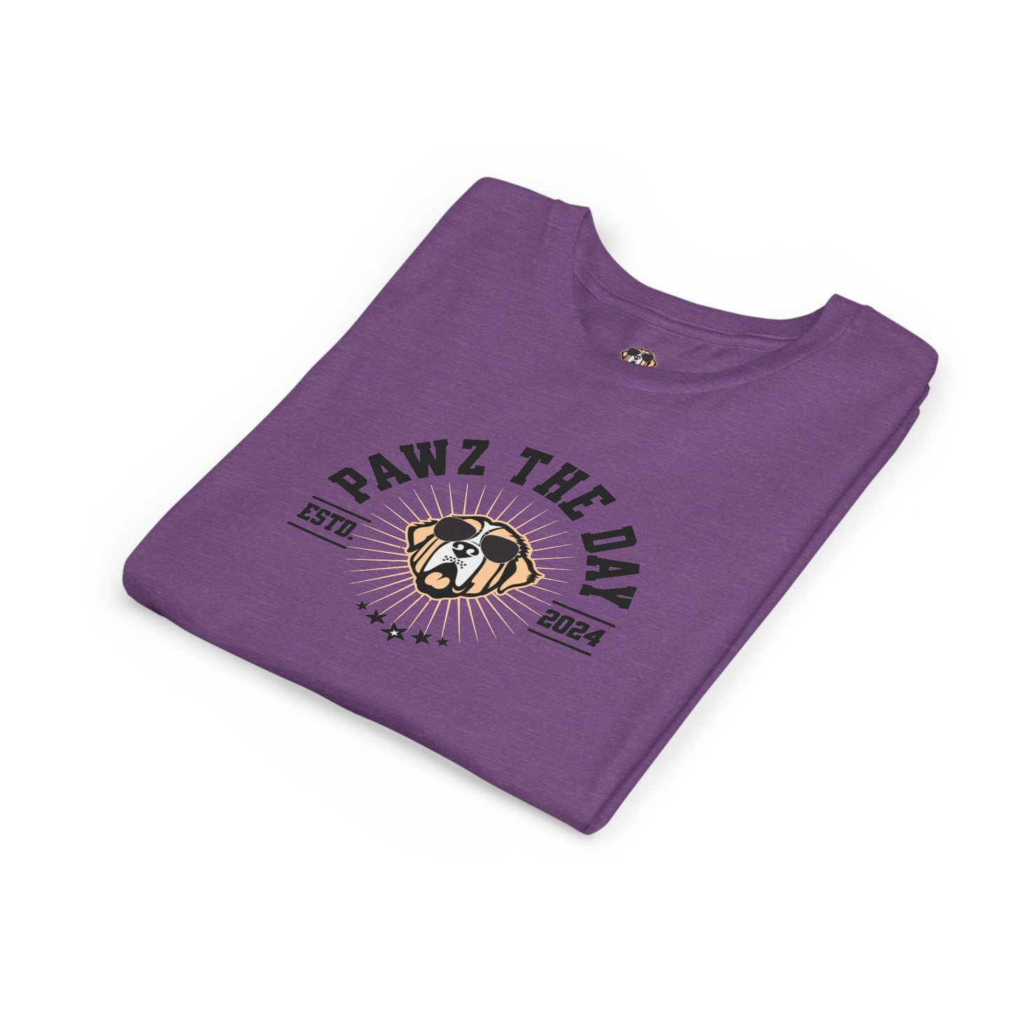 Youth Varsity Pawz The Day Tee