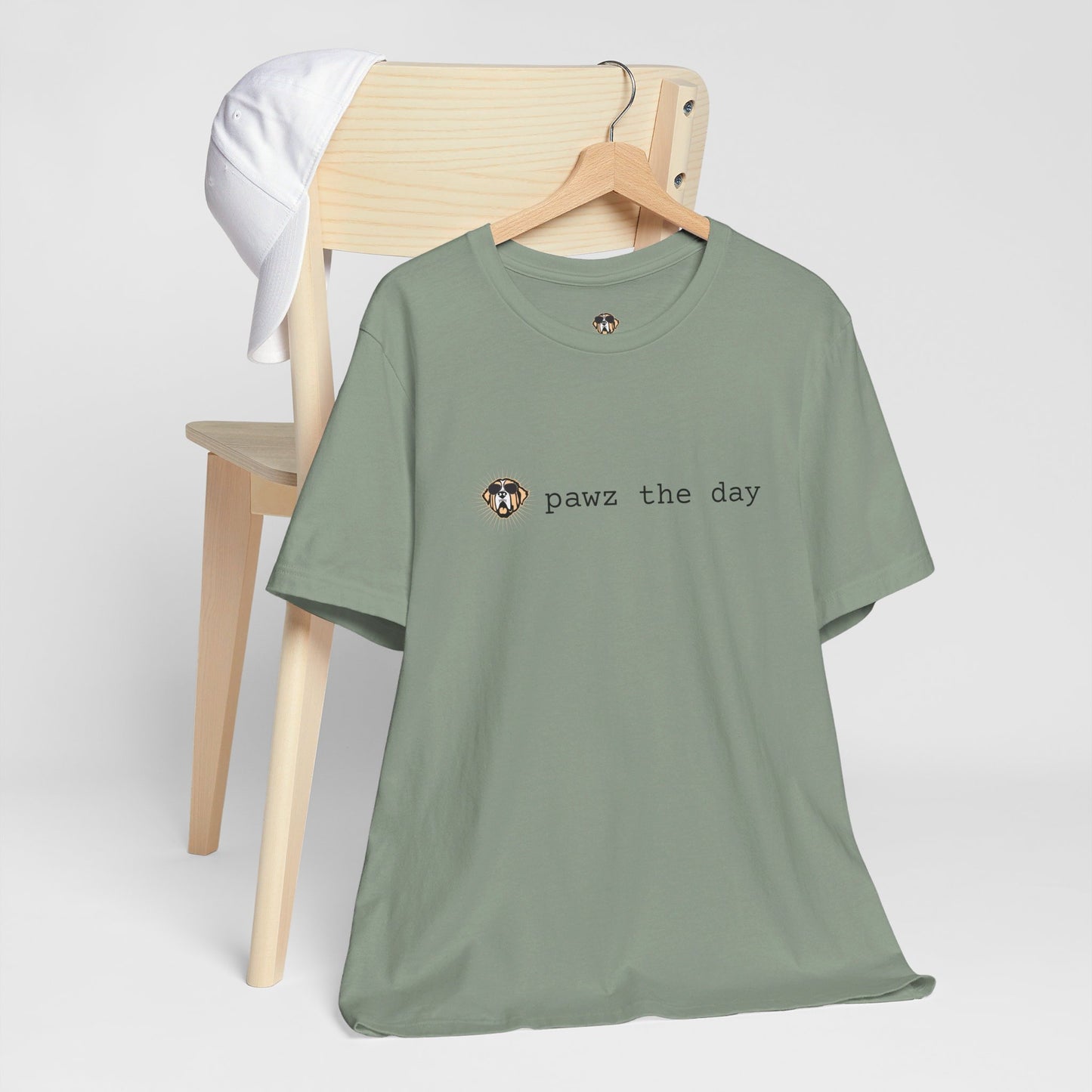 Pawz The Day type Logo Tee