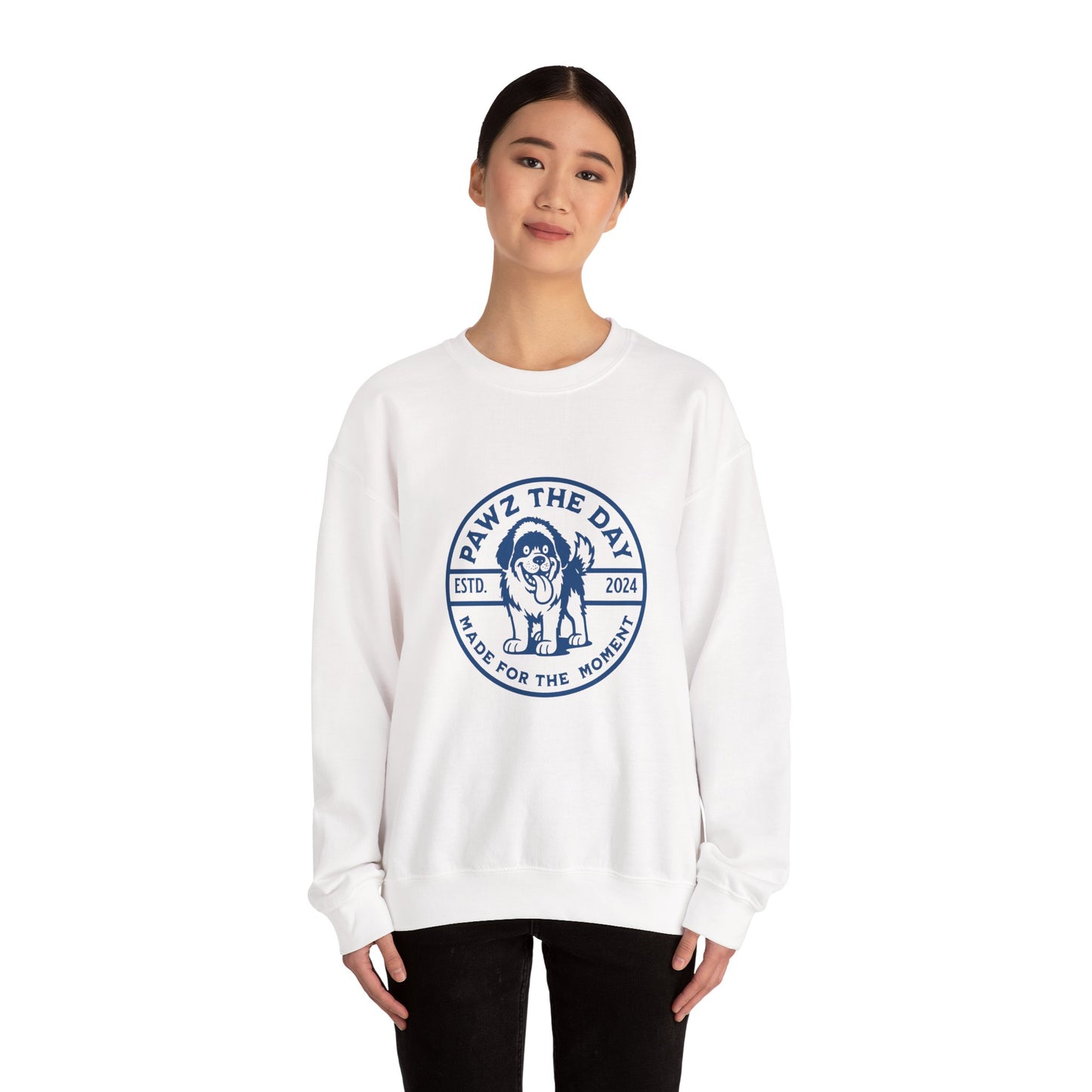 Pawz the Day Crest Sweatshirt – Made for the Moment