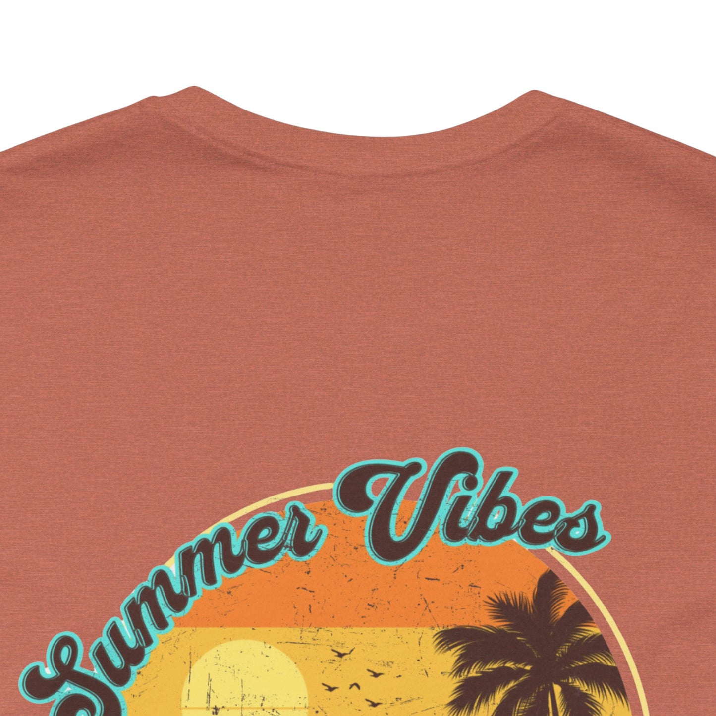 Distressed Summer Vibes Pawz The Day Tee