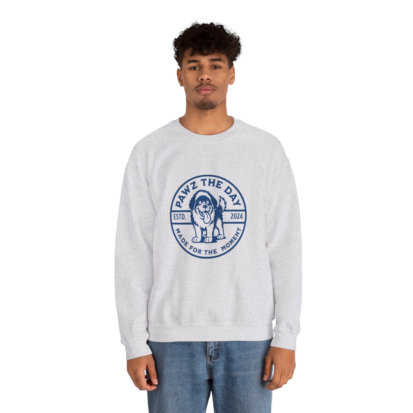 Pawz the Day Crest Sweatshirt – Made for the Moment