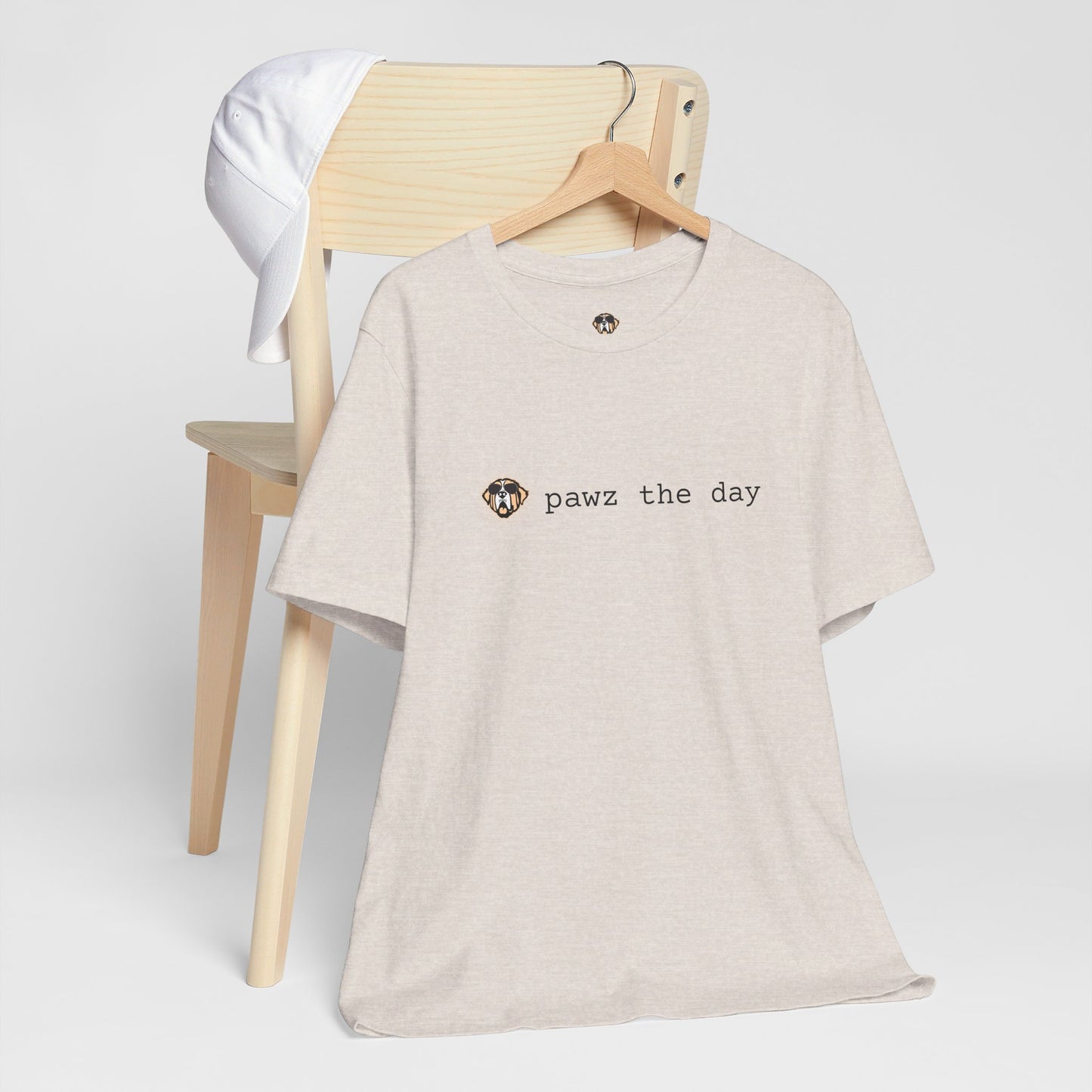 Pawz The Day type Logo Tee