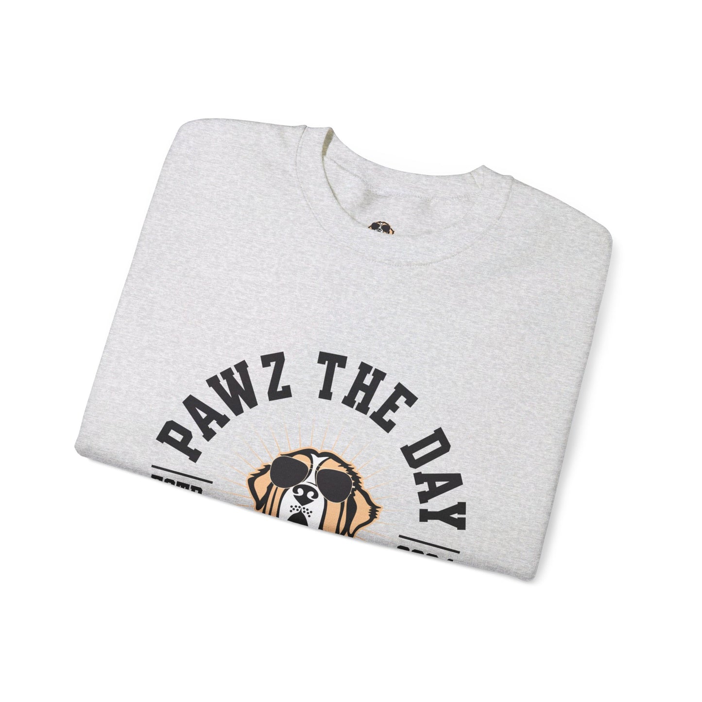 Varsity Pawz The Day Logo Crewneck Sweatshirt