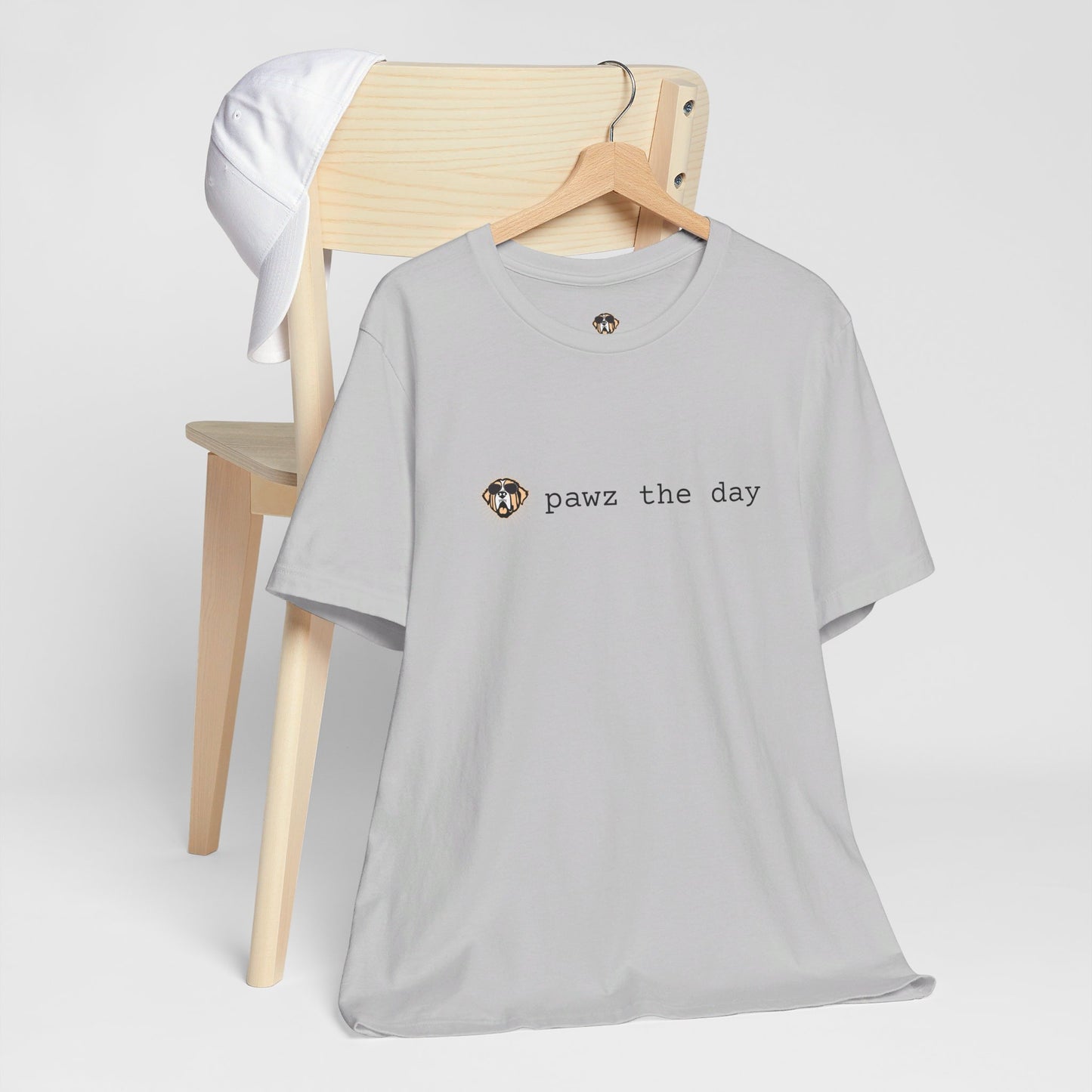 Pawz The Day type Logo Tee