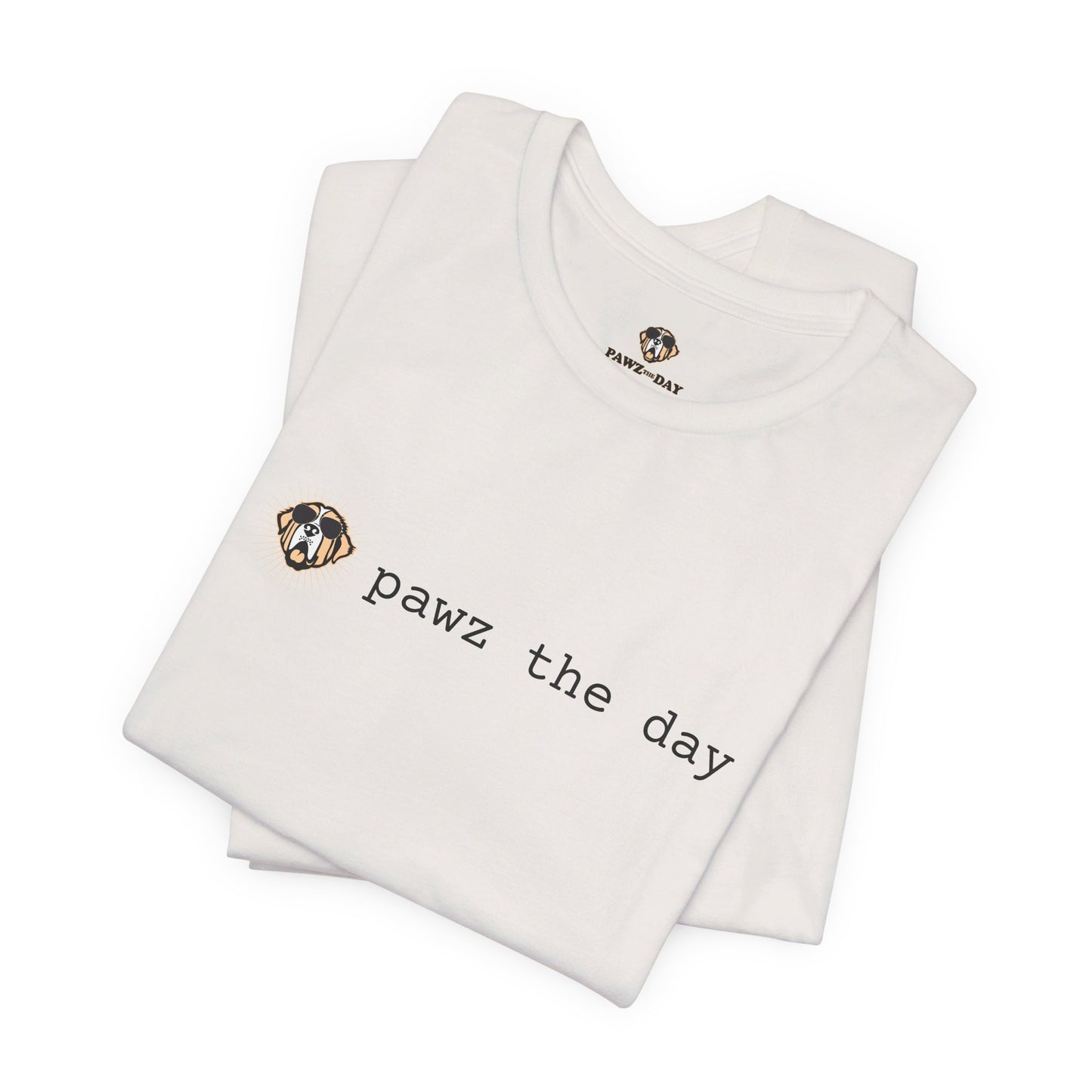 Pawz The Day type Logo Tee