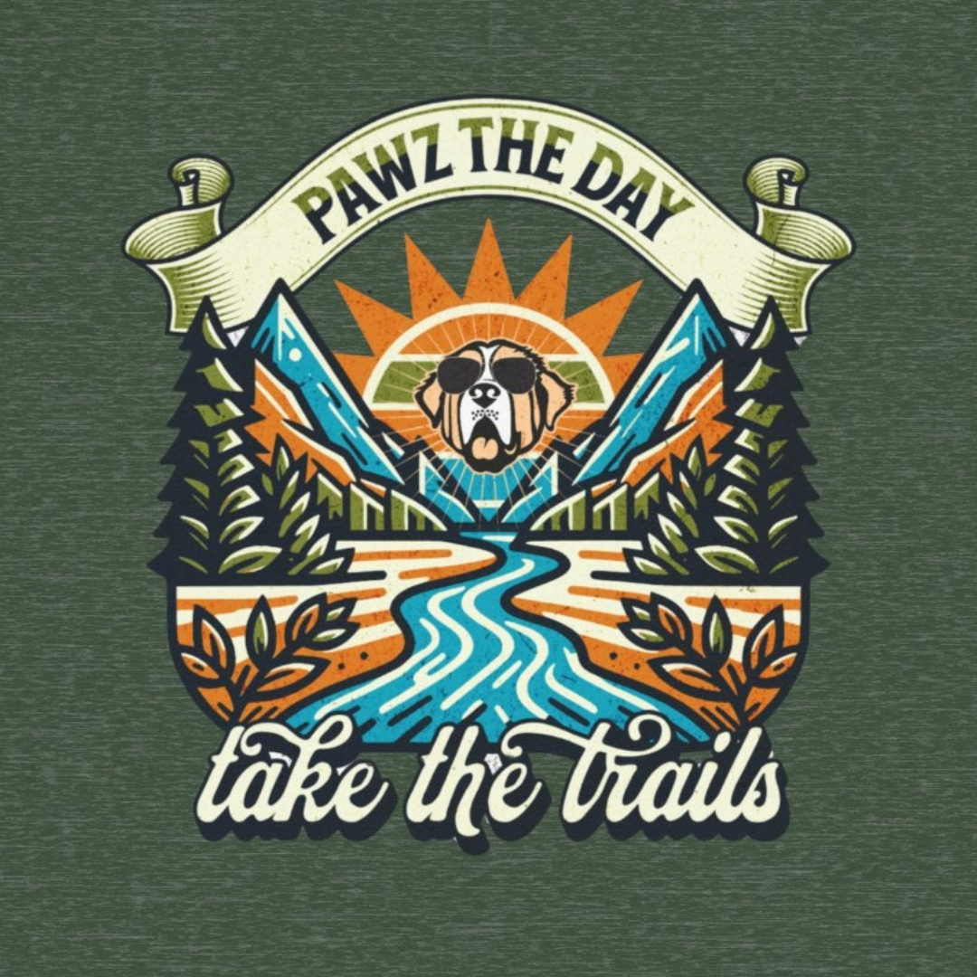 Take The Trails Pawz The Day T-shirt