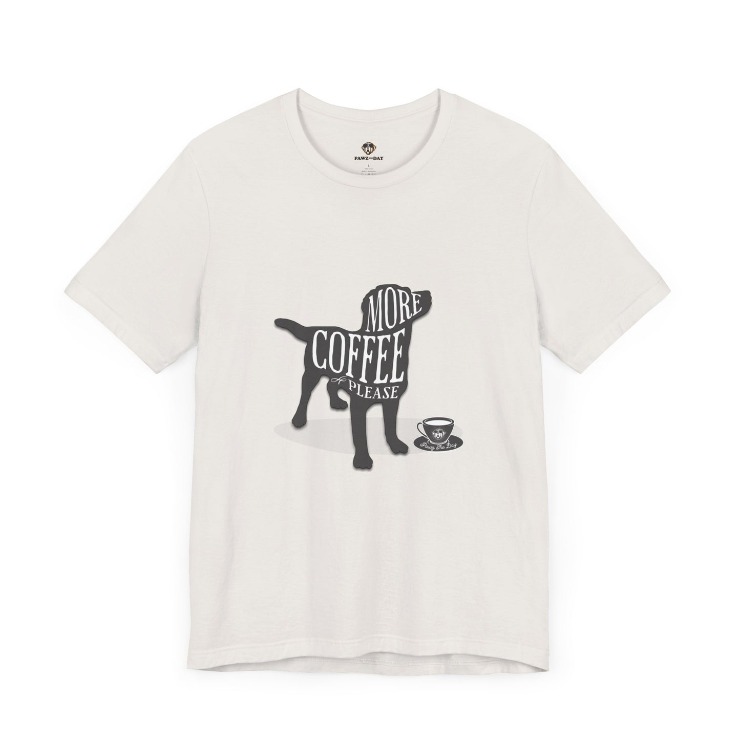 More Coffee Please Dog Tee