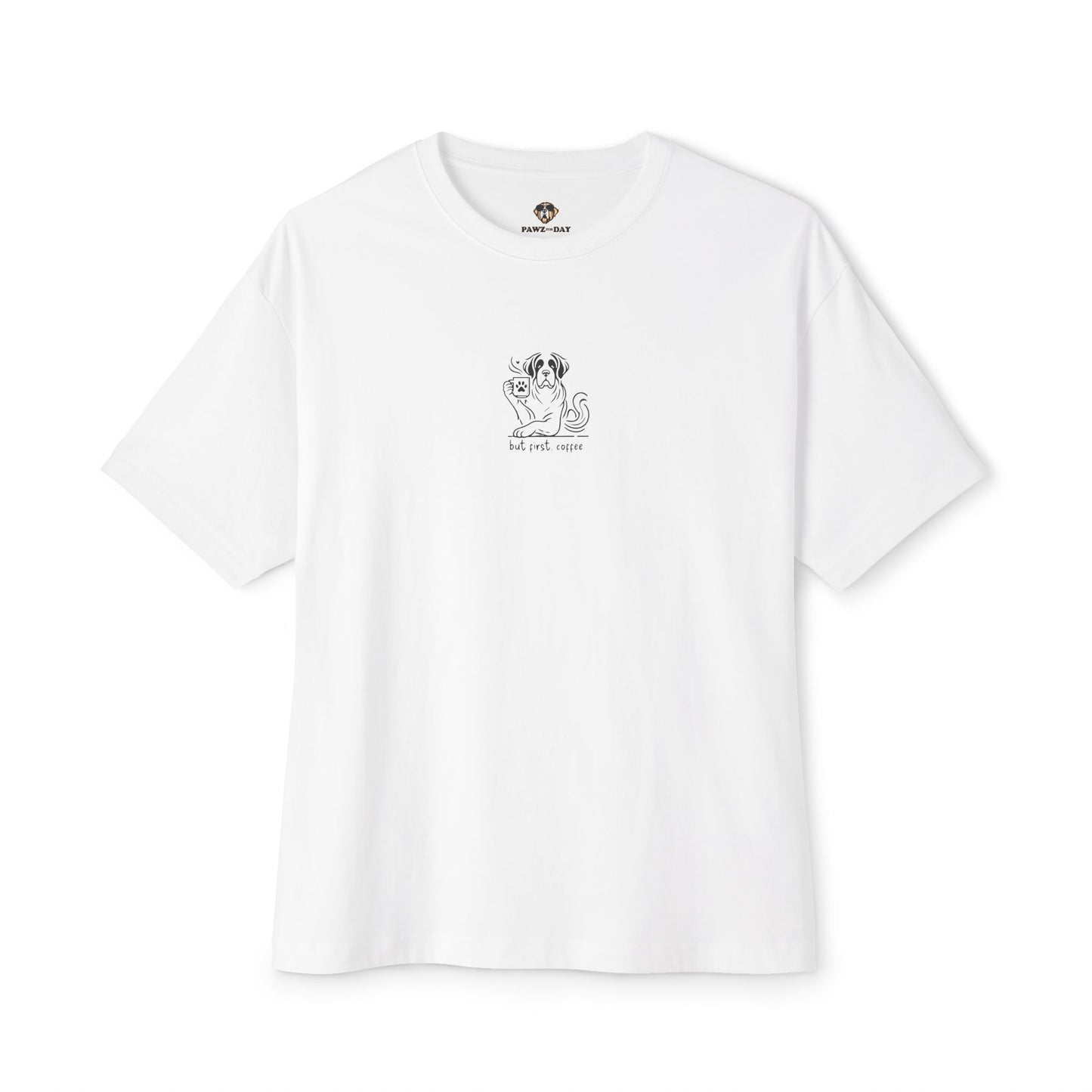But First, Coffee Oversized Boxy Tee