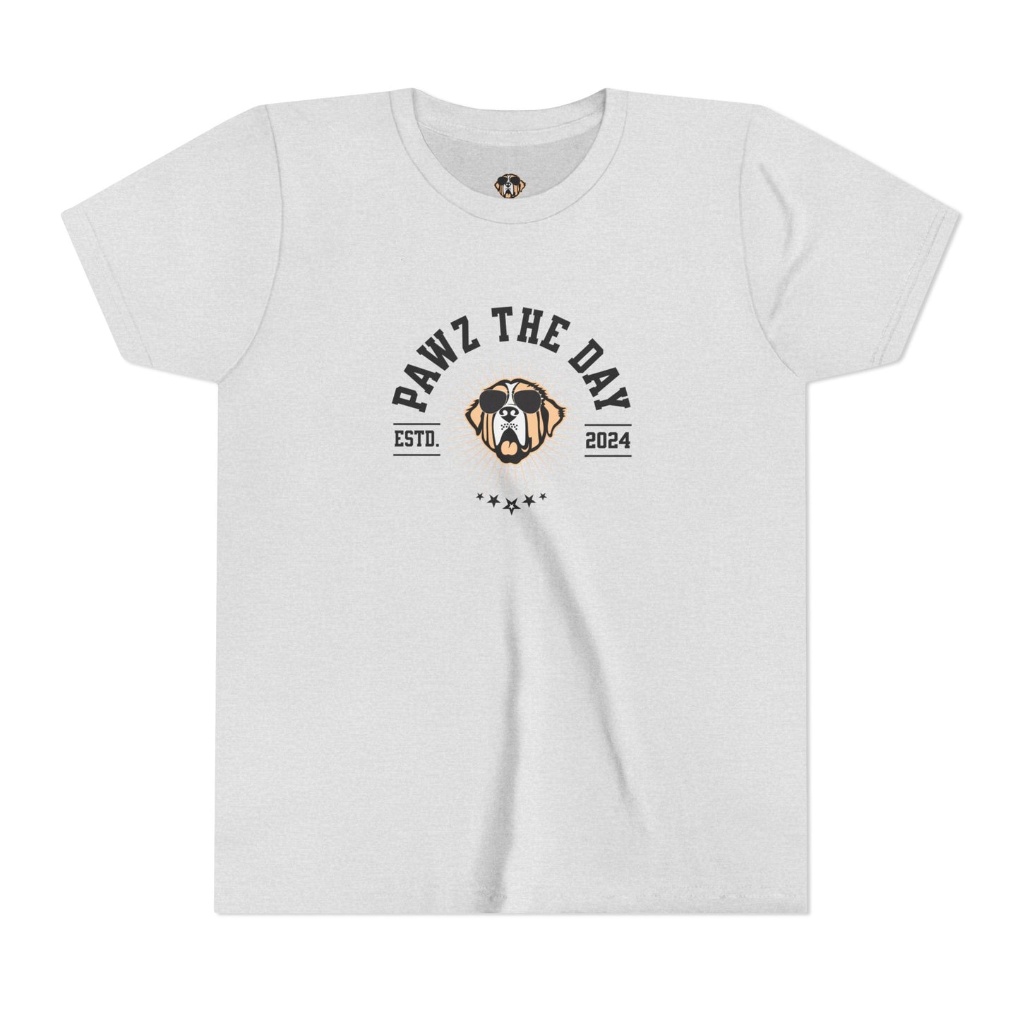 Youth Varsity Pawz The Day Tee