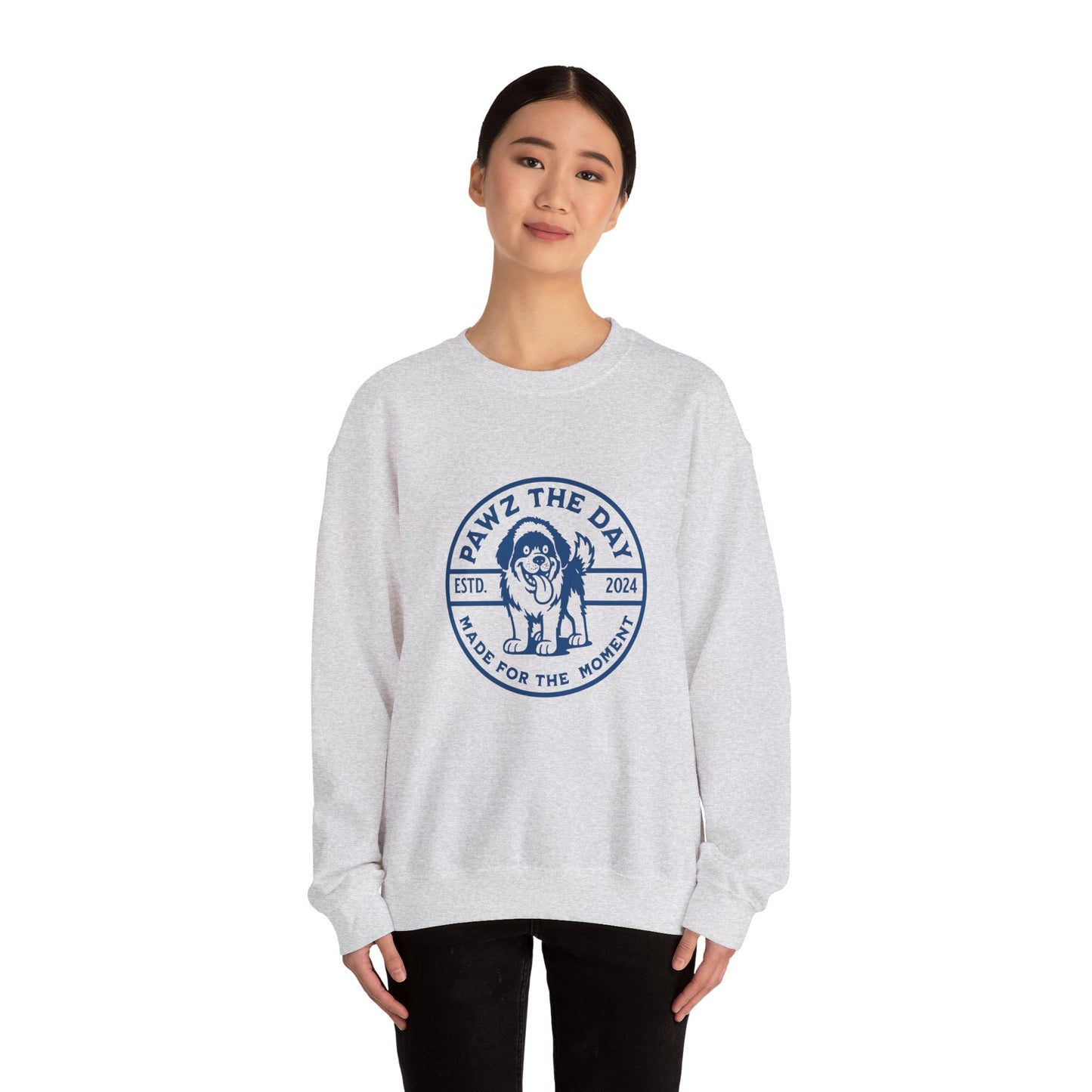 Pawz the Day Crest Sweatshirt – Made for the Moment