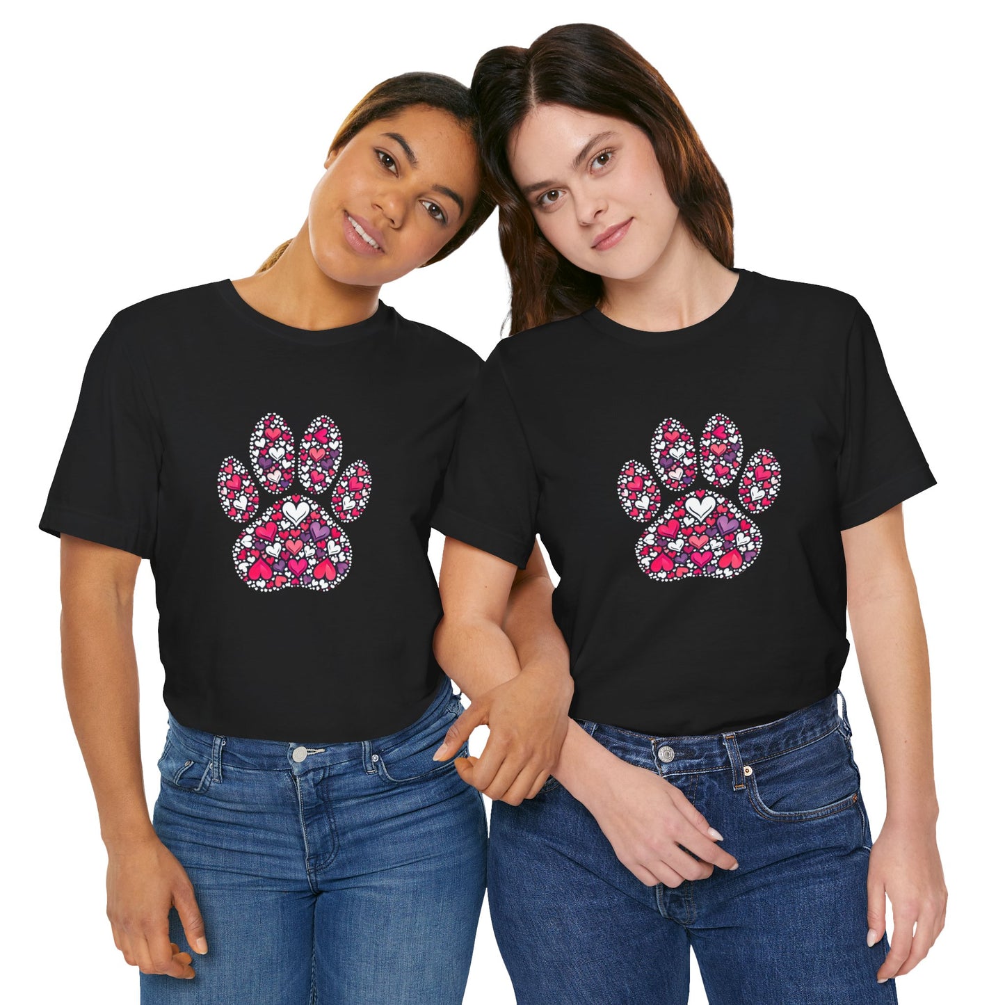 Heart Paw Short Sleeve Tee